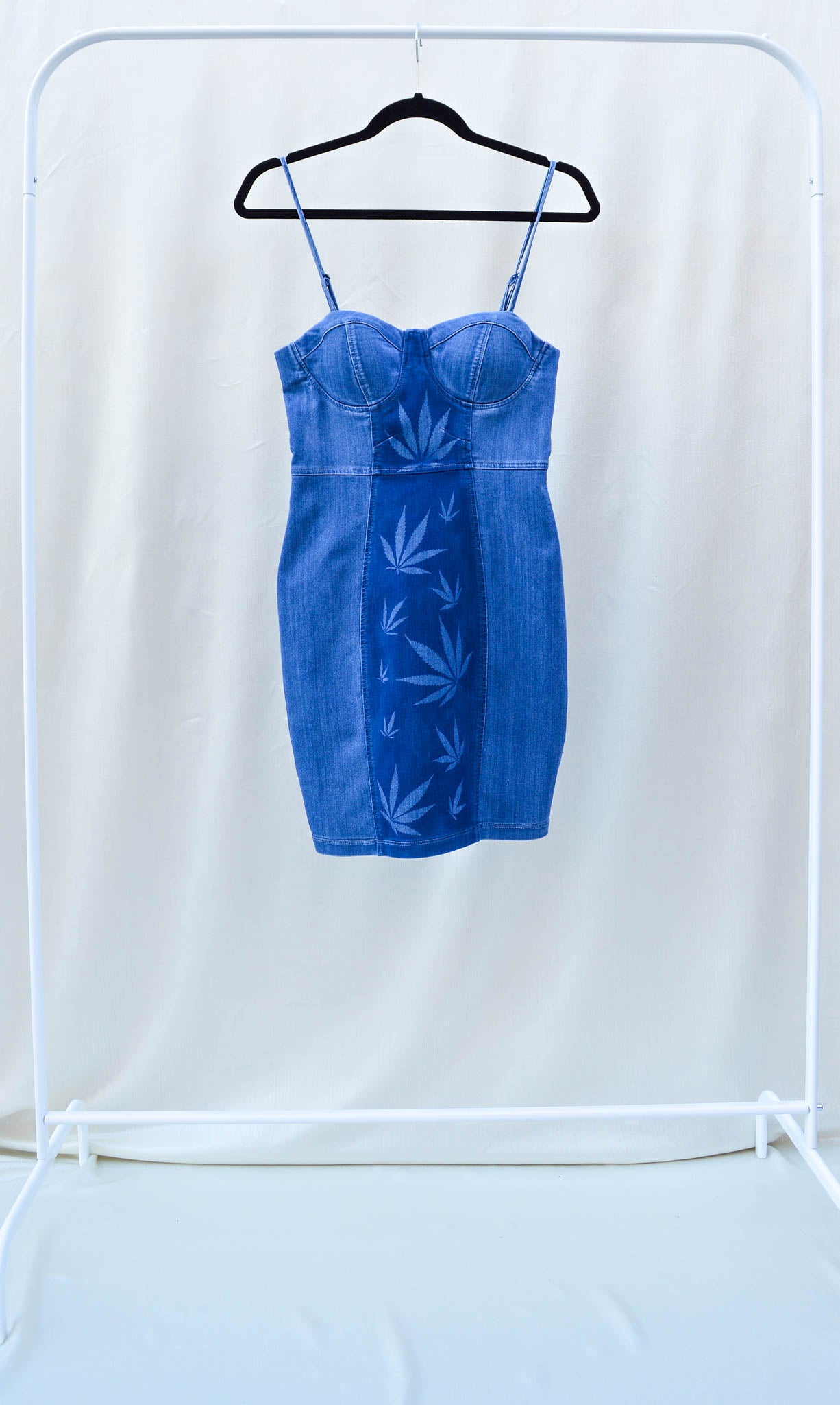 Women's Medium Upcycled Denim Dress