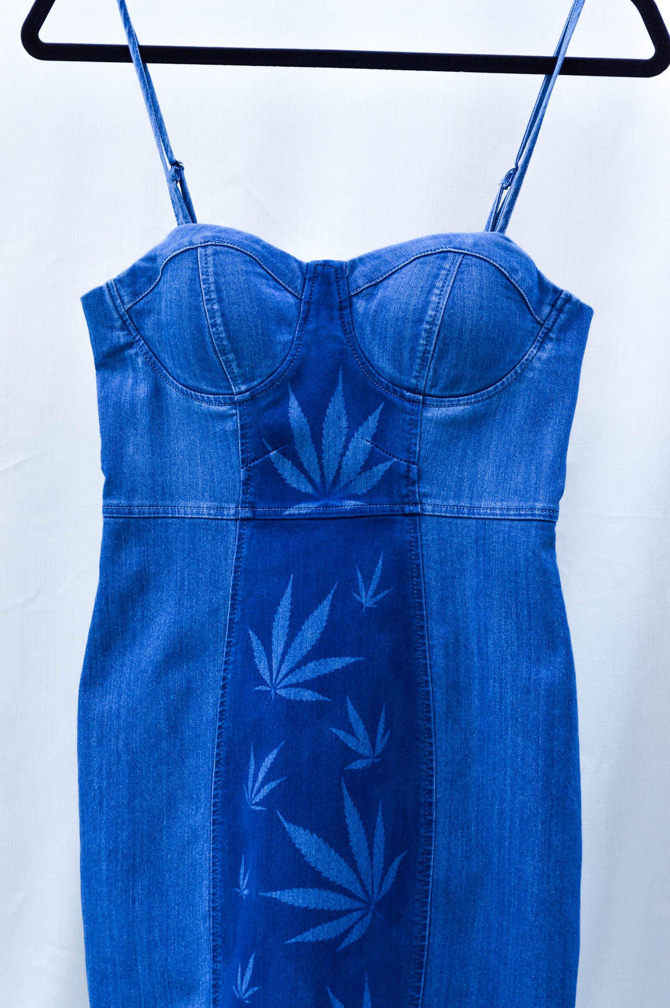 Women's Medium Upcycled Denim Dress