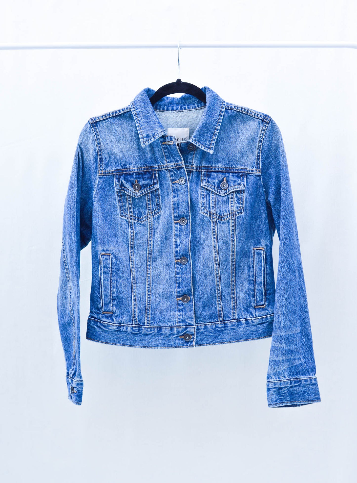 Women's Medium Denim Cannabis Jacket
