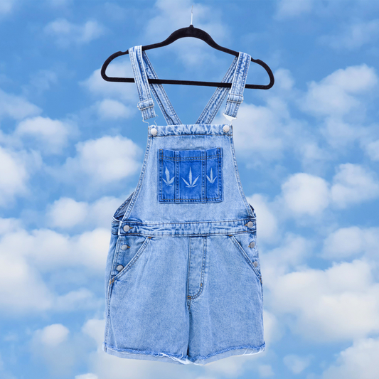 Women's X-Small Upcycled Denim Overalls