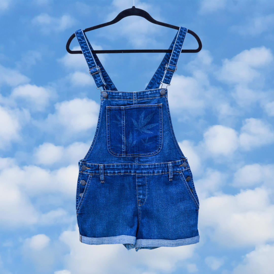 Women's Small Upcycled Denim Overalls