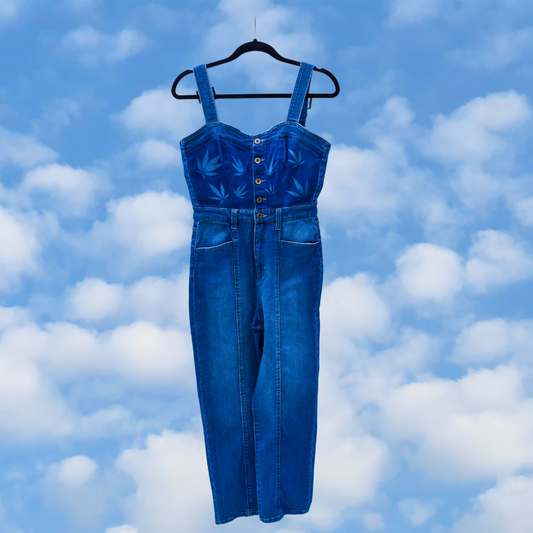 Women's Small Upcycled Denim Jumper