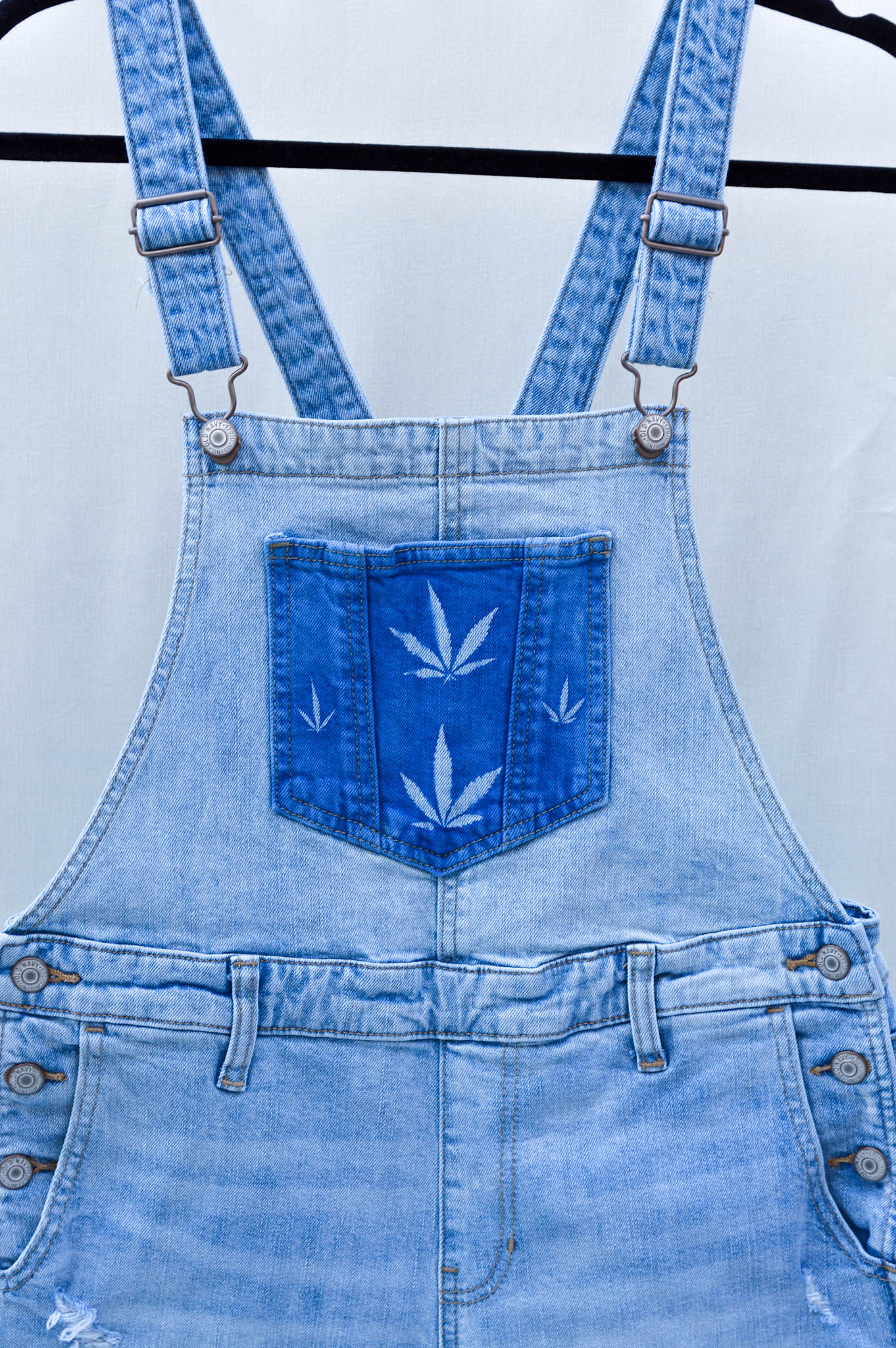 Women's Small Upcycled Denim Overalls