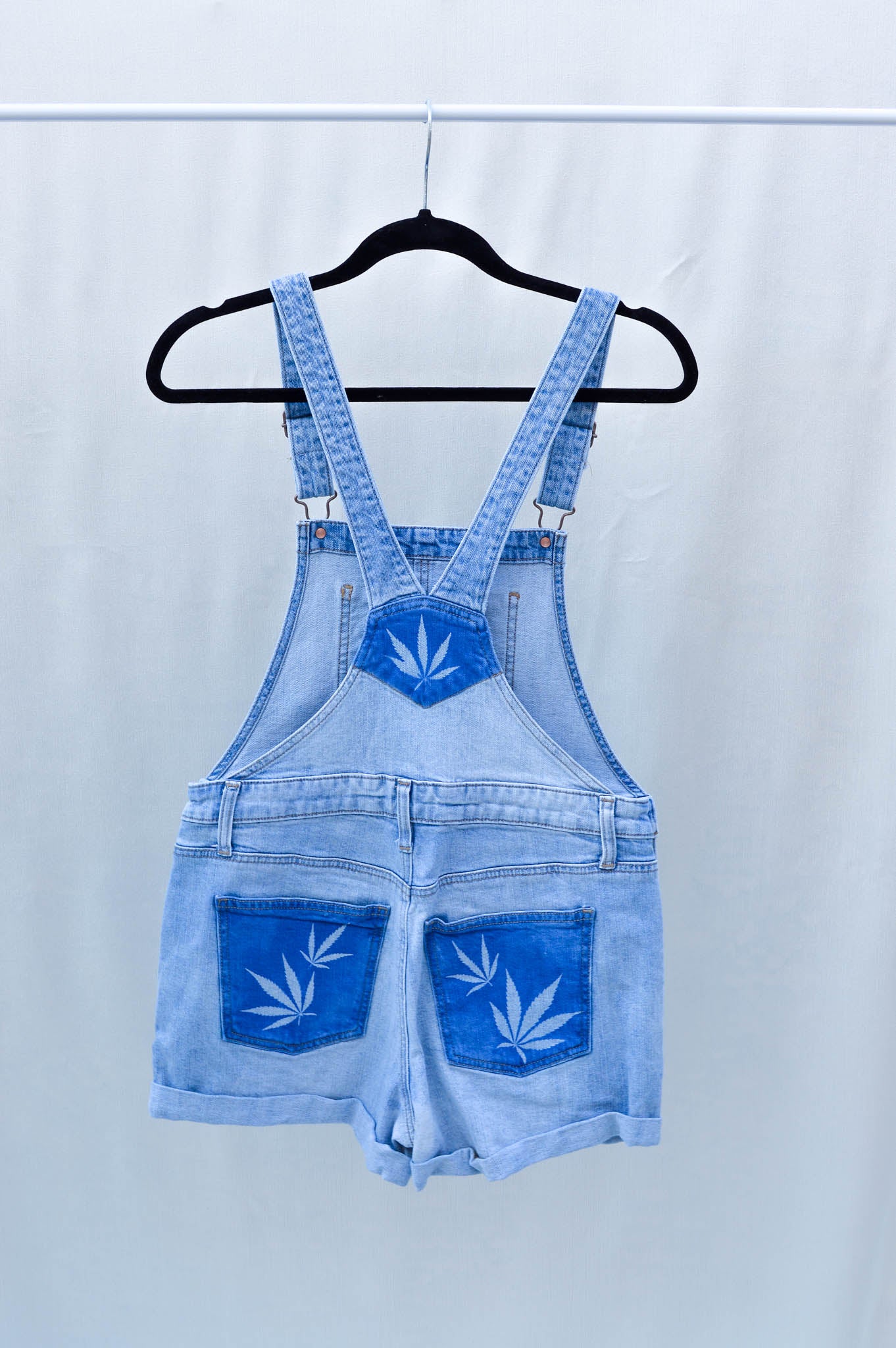 Women's Small Upcycled Denim Overalls