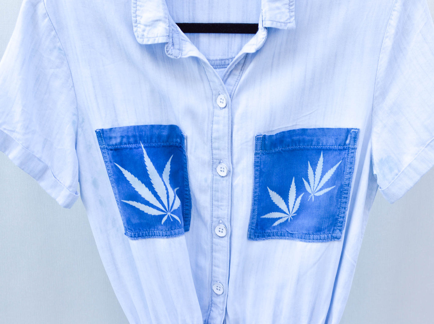 Women's Small Upcycled Denim Romper