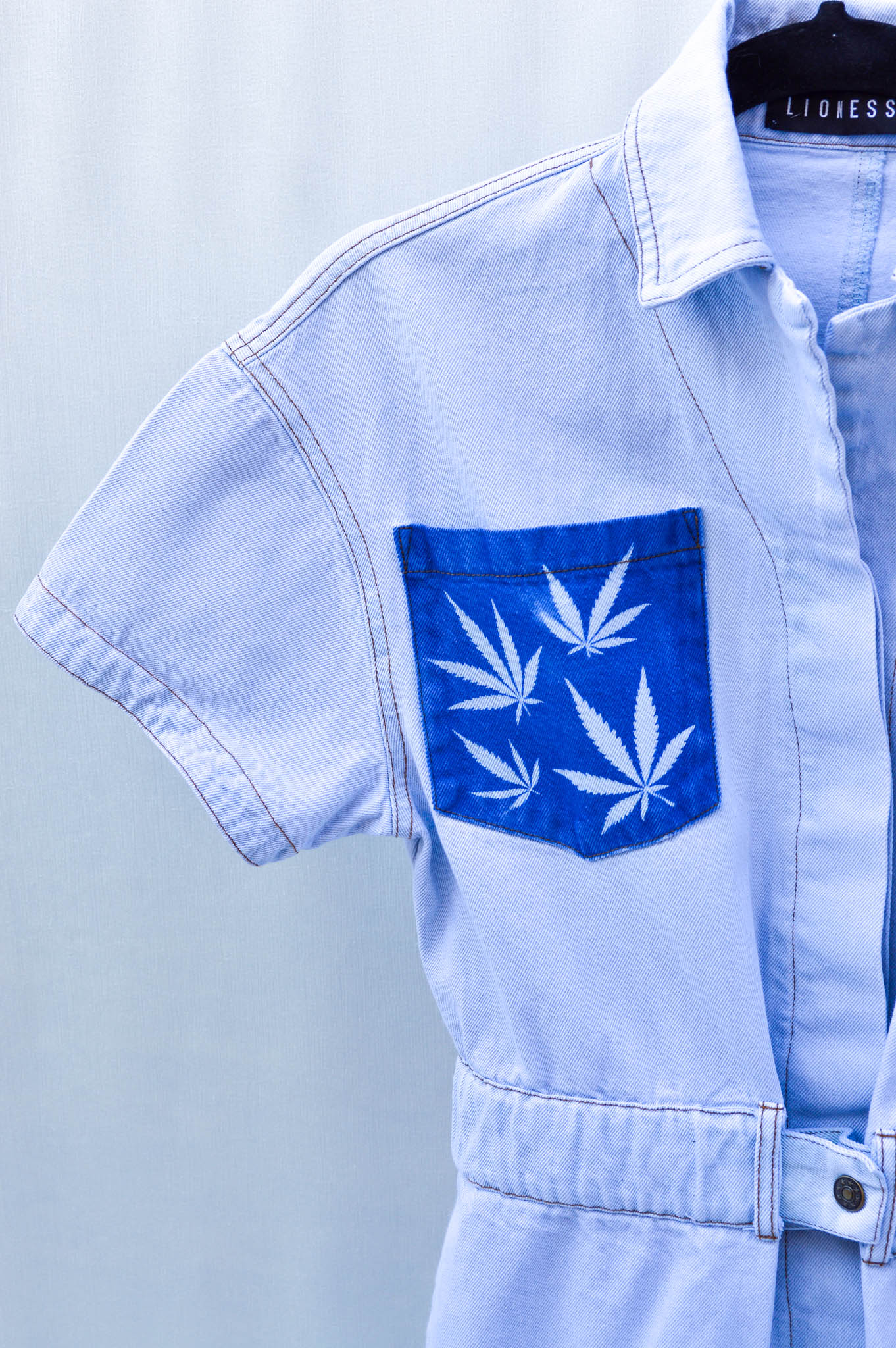 Women's Small Upcycled Denim Dress