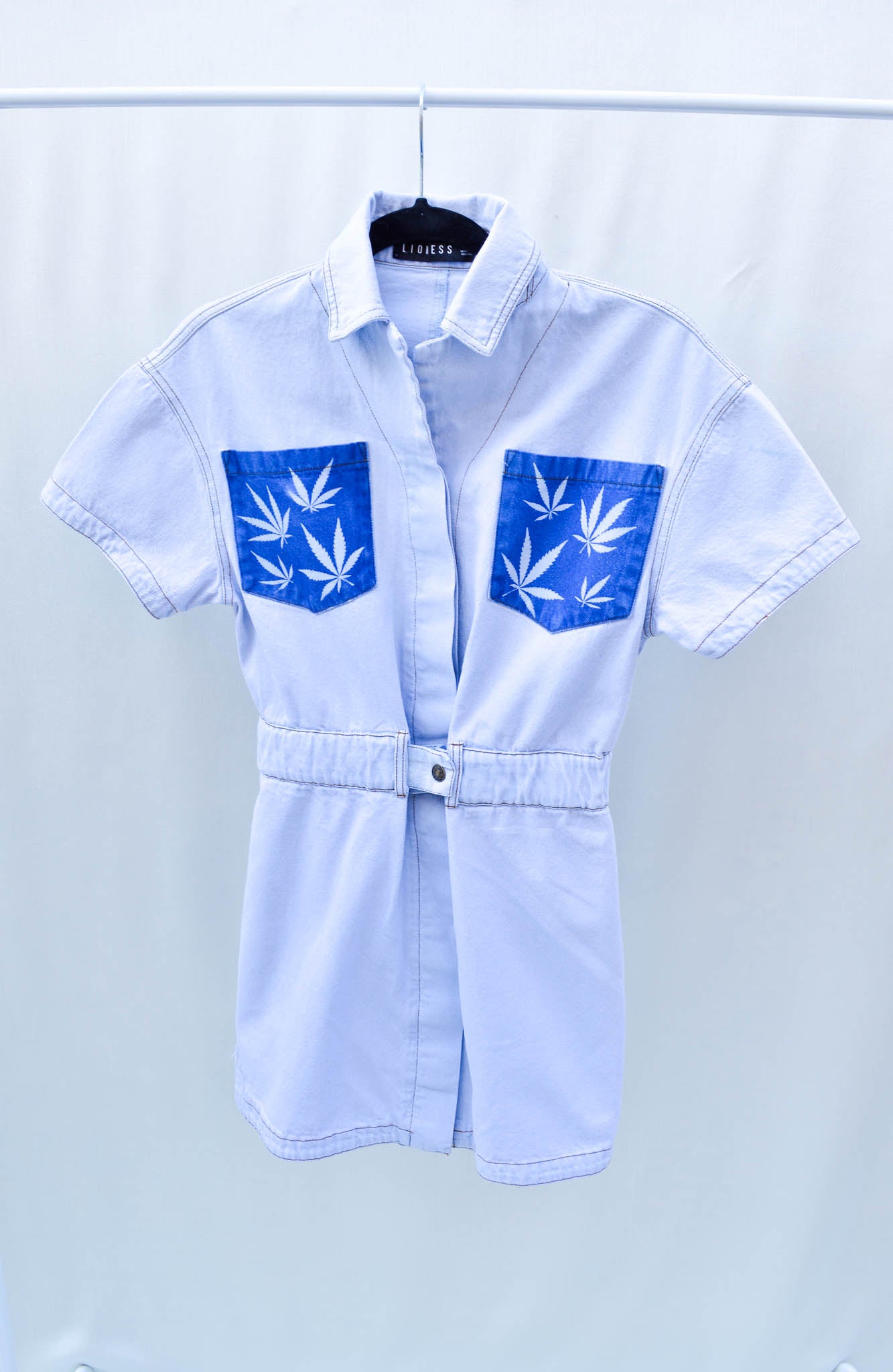 Women's Small Upcycled Denim Dress