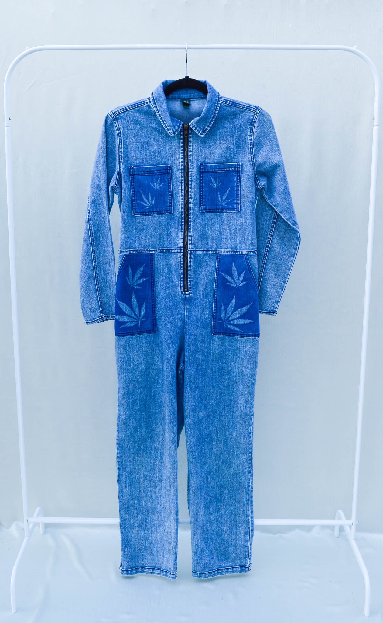 Women's Small Upcycled Denim Jumper