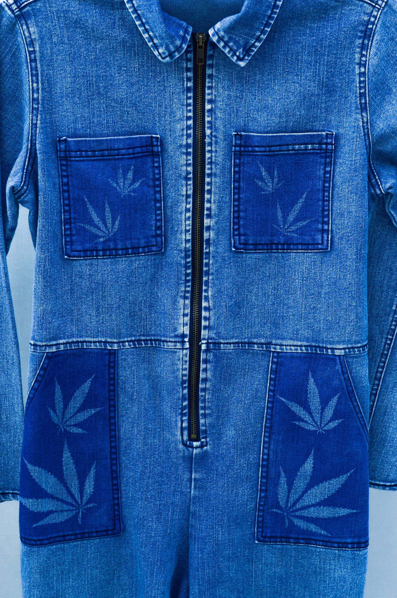 Women's Small Upcycled Denim Jumper