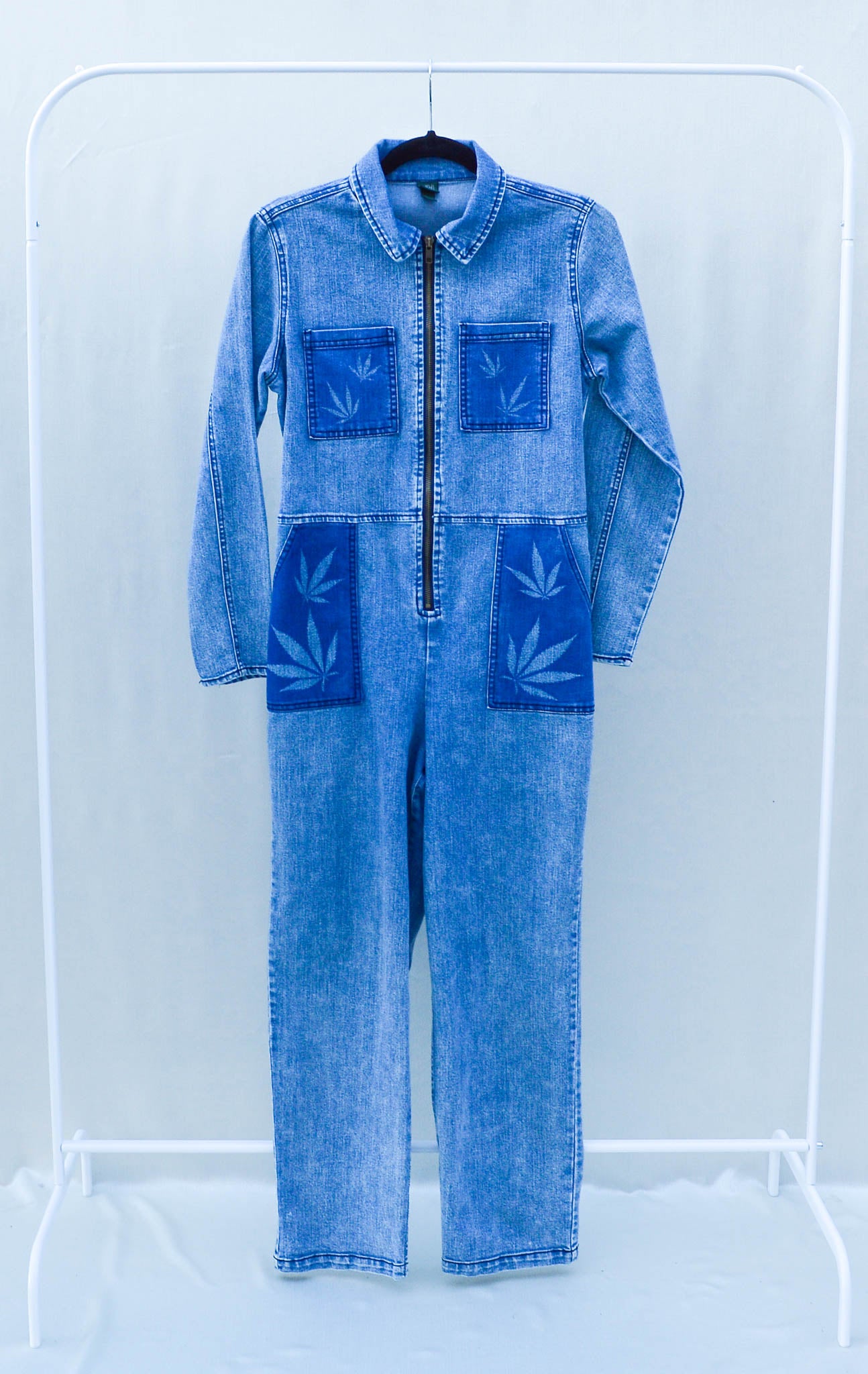 Women's Small Upcycled Denim Jumper