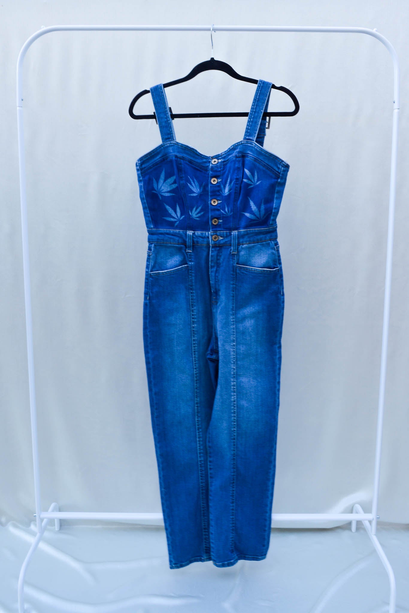 Women's Small Upcycled Denim Jumper