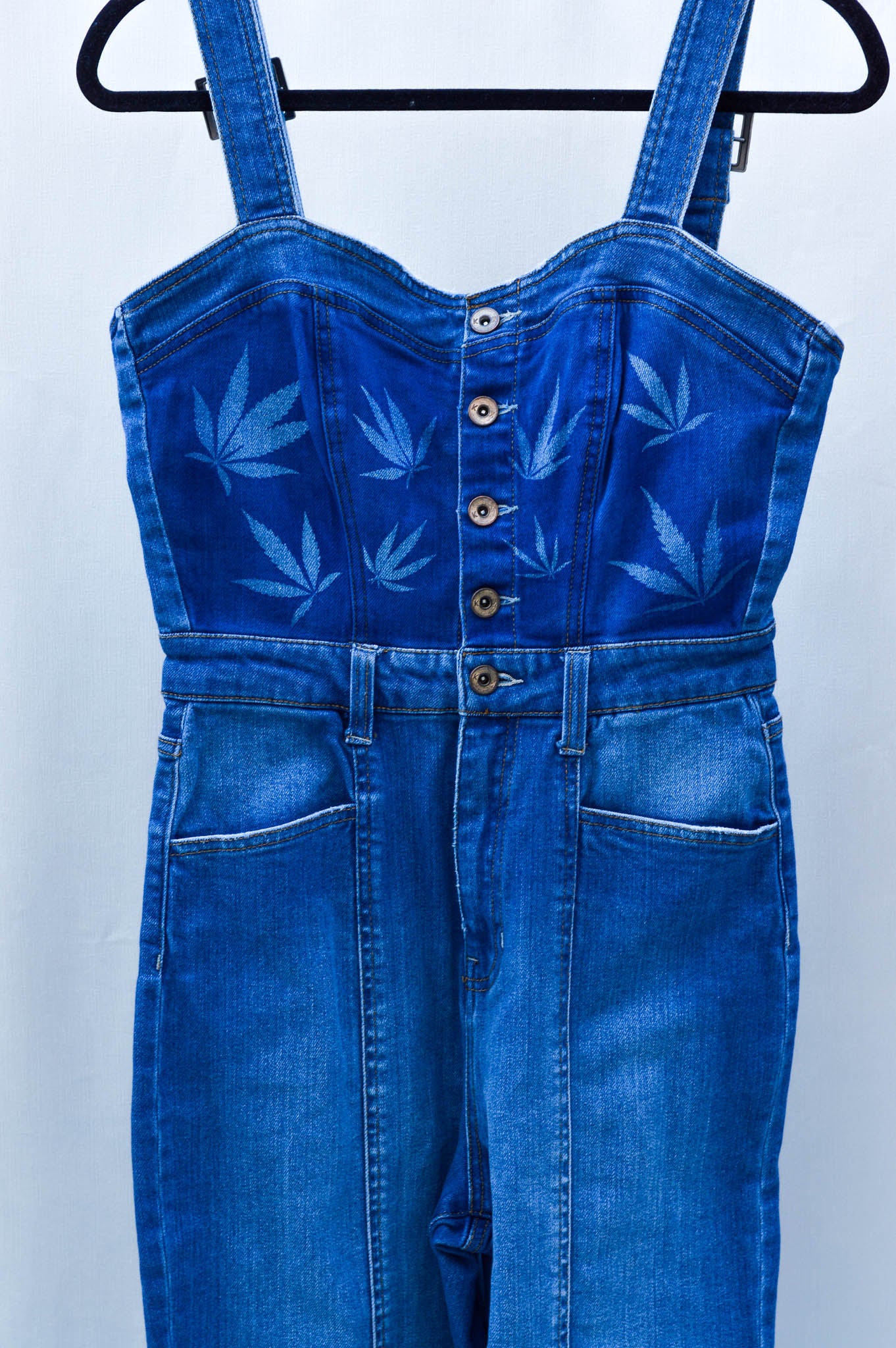 Women's Small Upcycled Denim Jumper