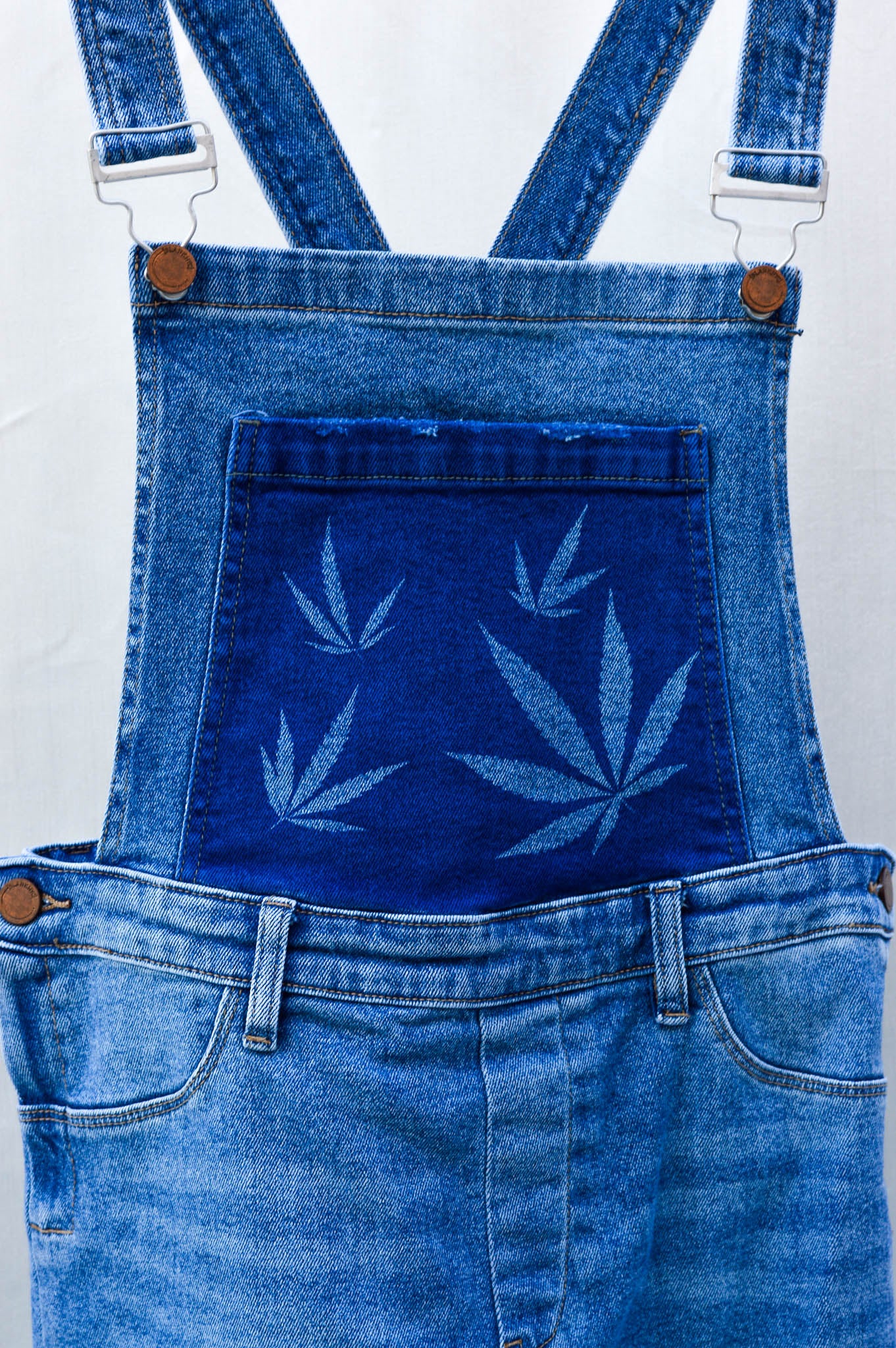 Women's Small Upcycled Denim Overalls