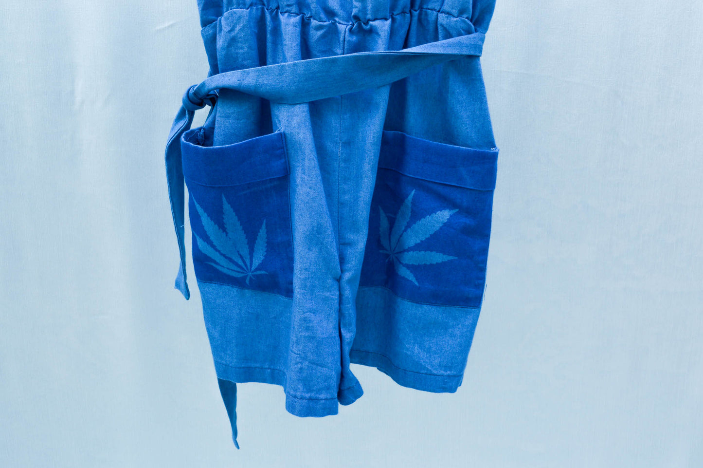 Women's Small Upcycled Denim Romper