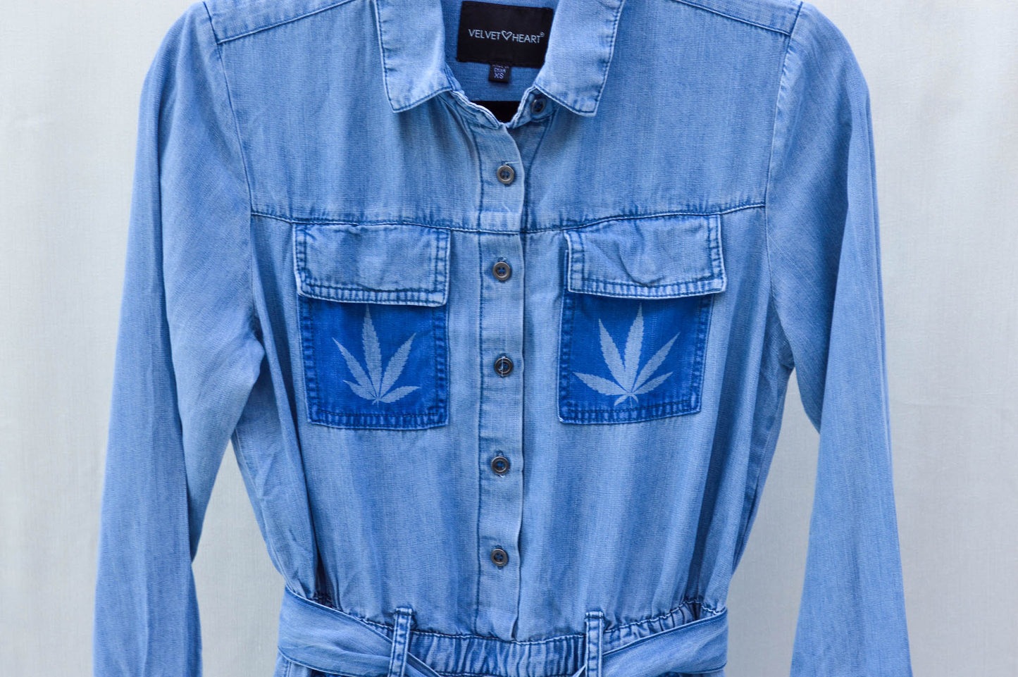 Women's X-Small Upcycled Denim Jumper
