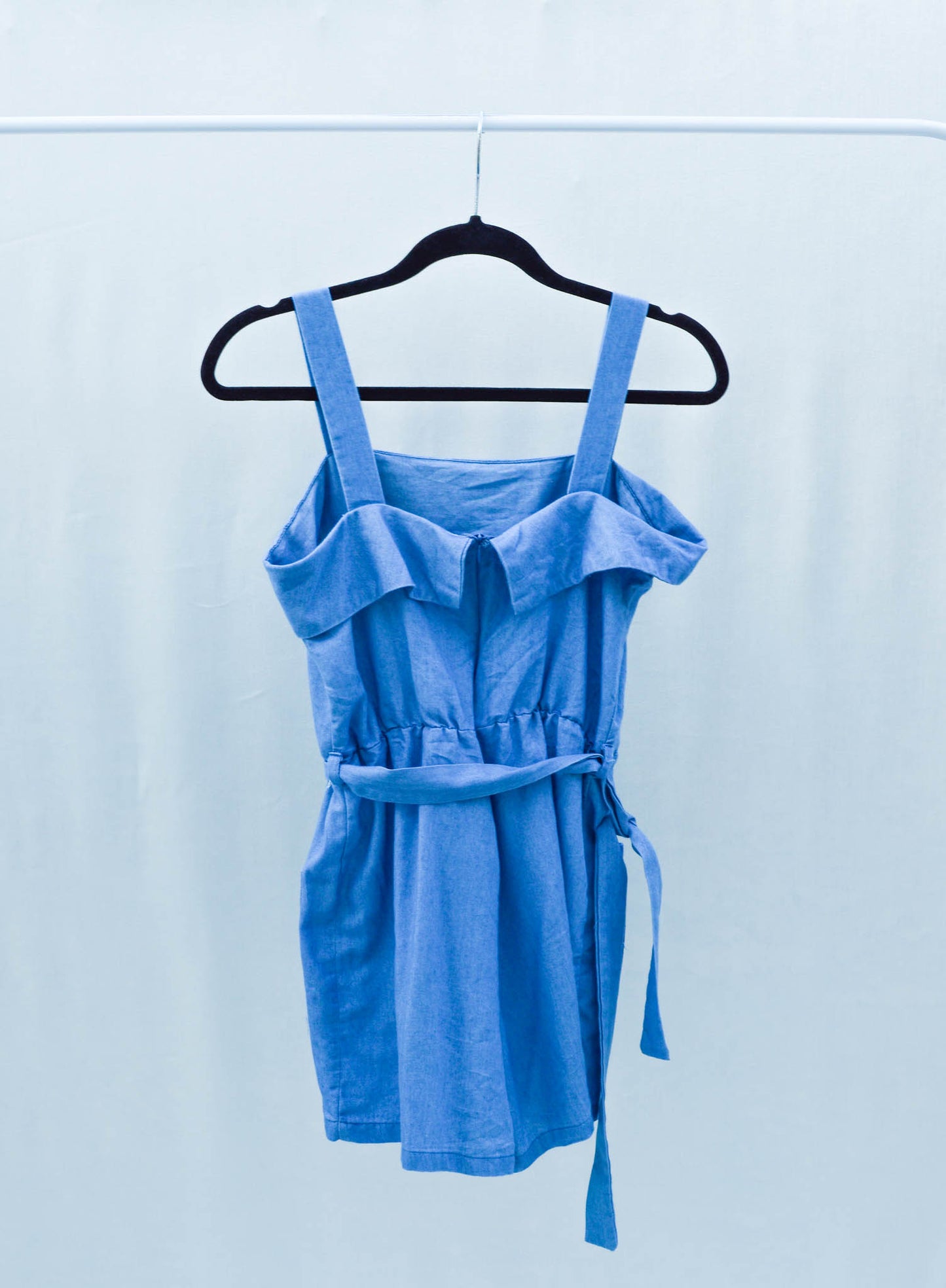 Women's Small Upcycled Denim Romper