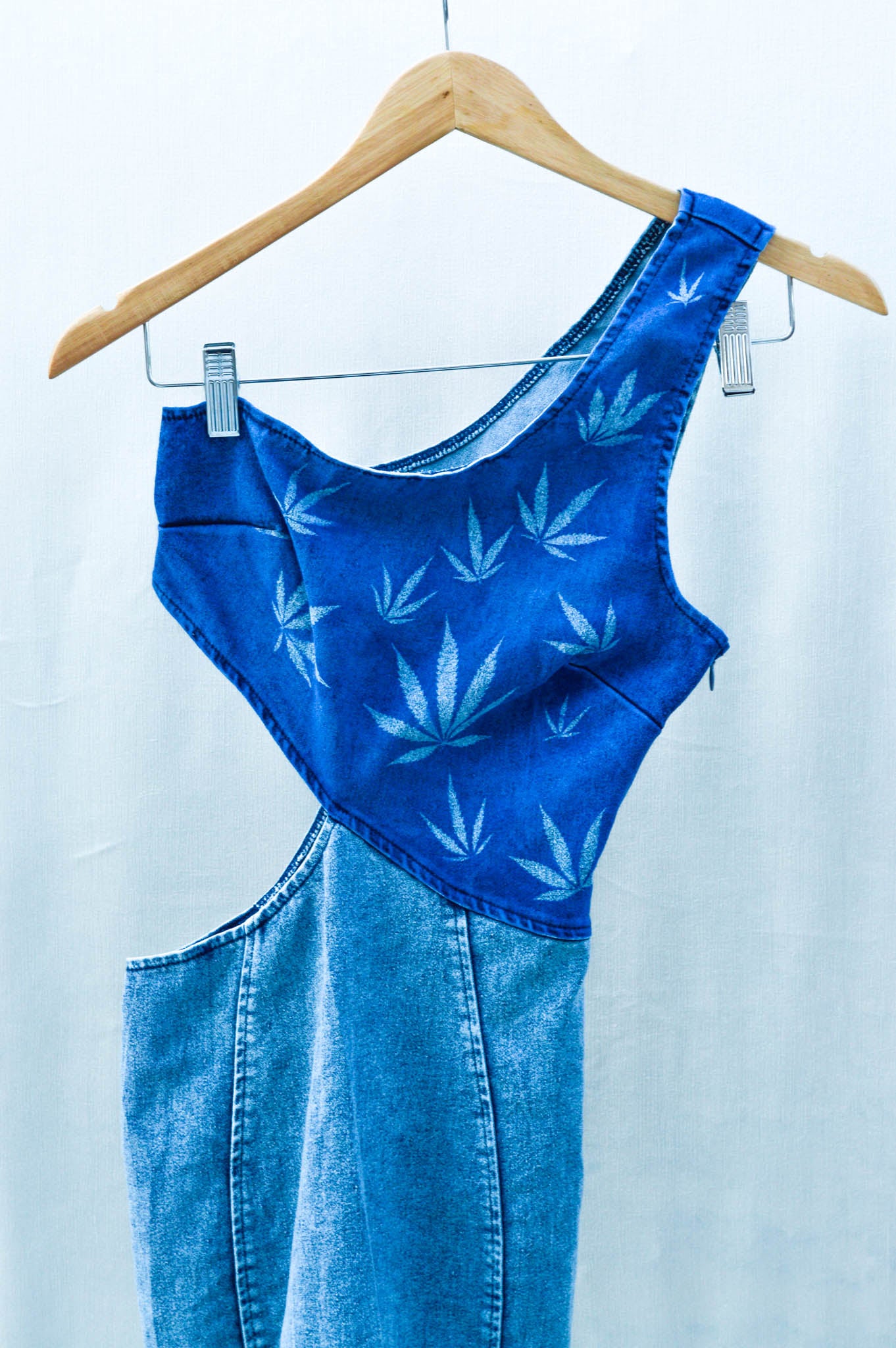 Women's X-Small Upcycled Denim Dress