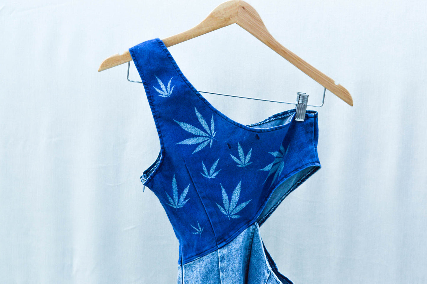 Women's X-Small Upcycled Denim Dress