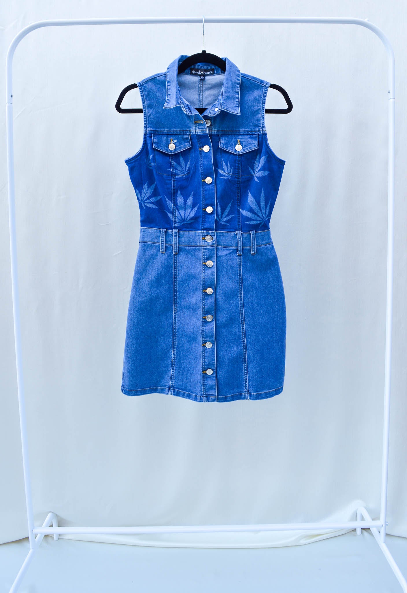 Women's Medium Upcycled Denim Dress