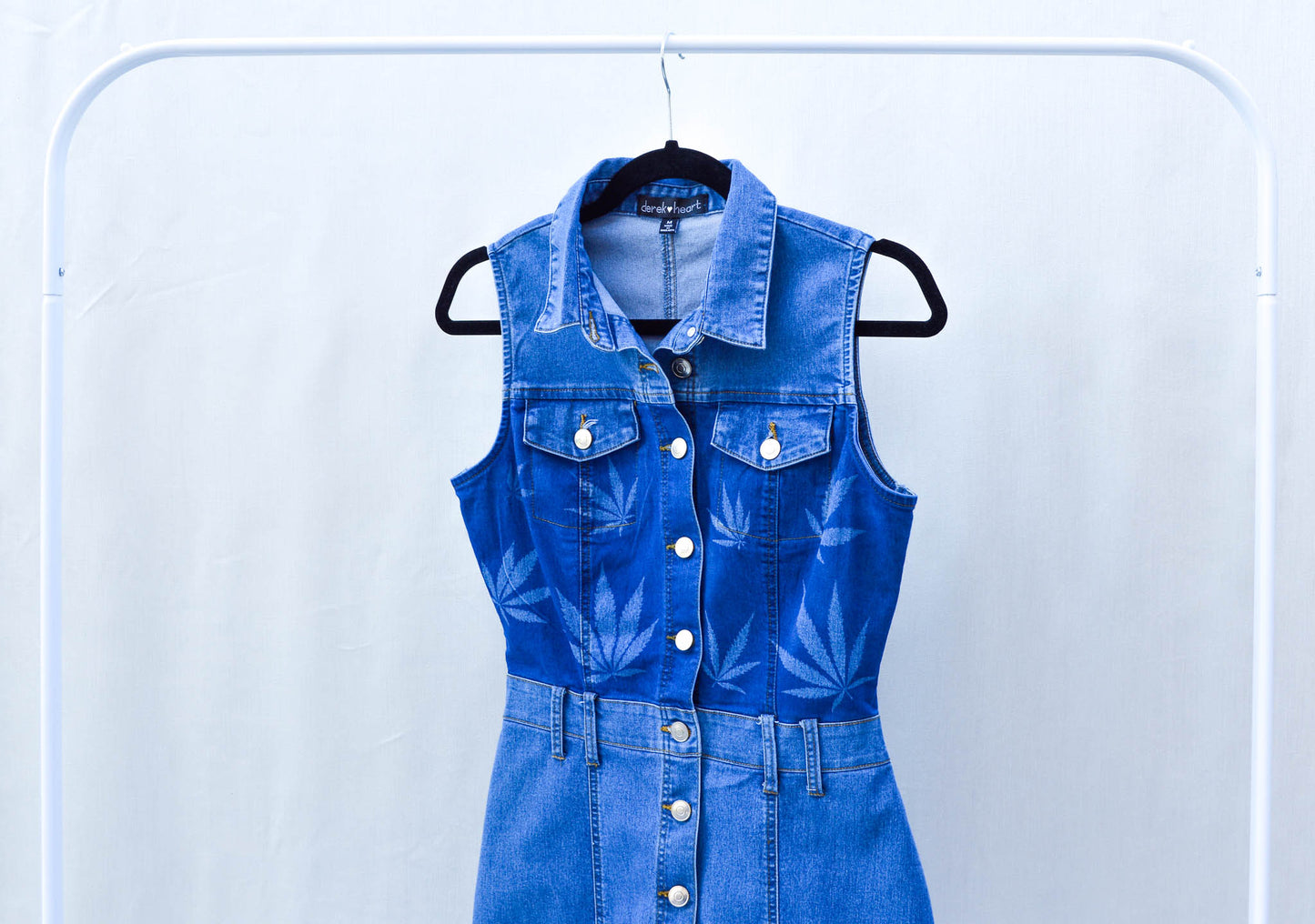 Women's Medium Upcycled Denim Dress