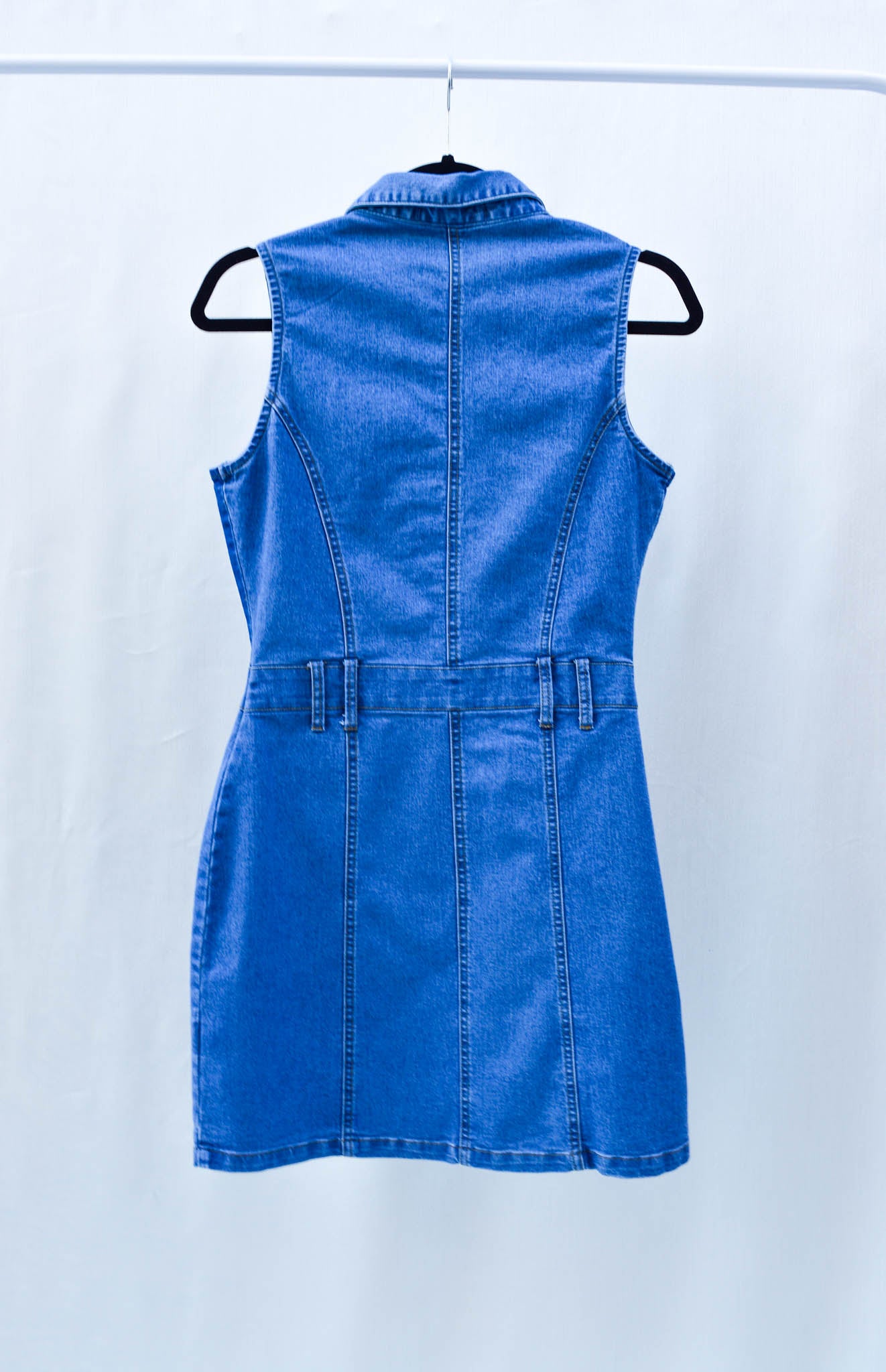 Women's Medium Upcycled Denim Dress
