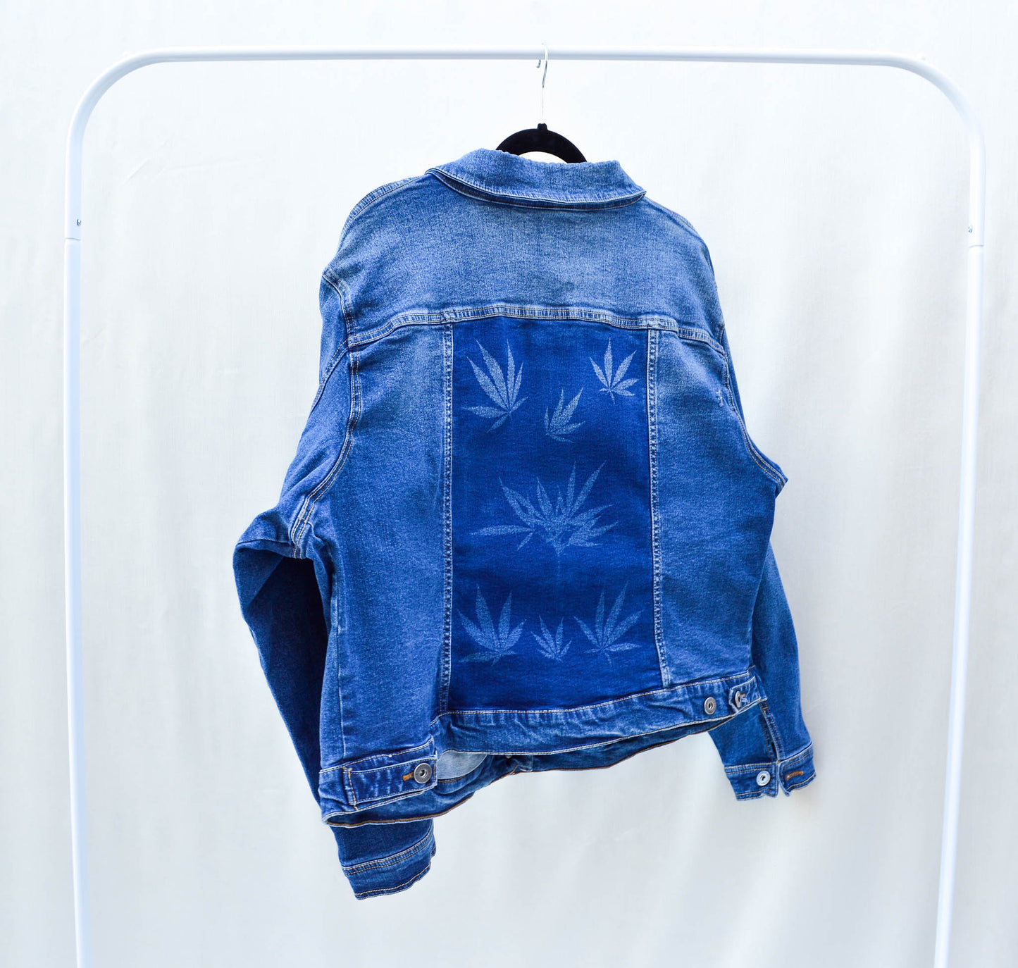 Women's 5X-Large Denim Upcycled Jacket
