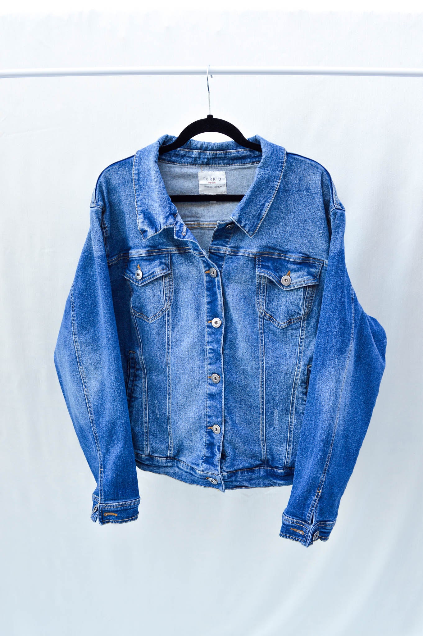 Women's 5X-Large Denim Upcycled Jacket