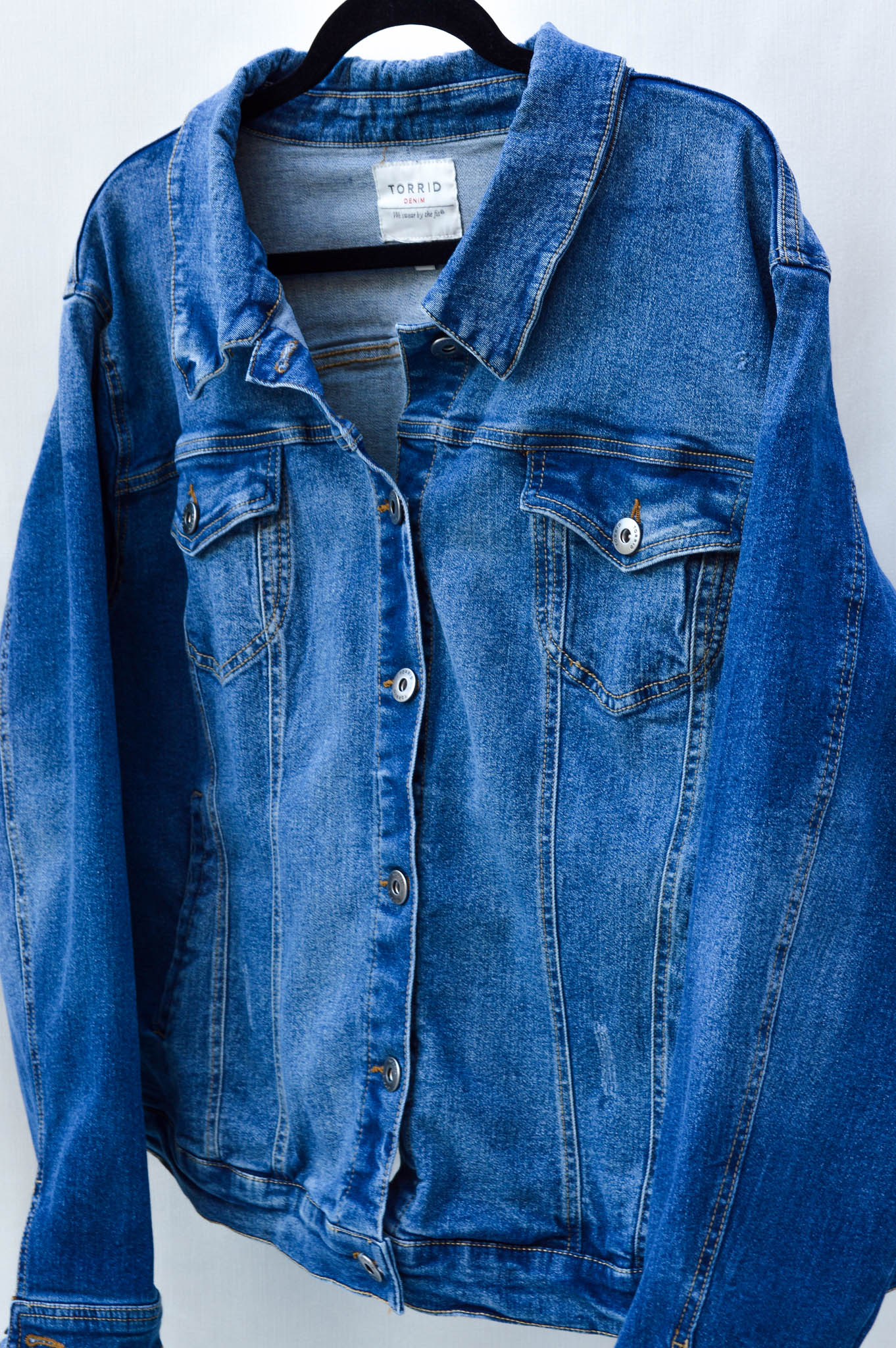 Women's 5X-Large Denim Upcycled Jacket