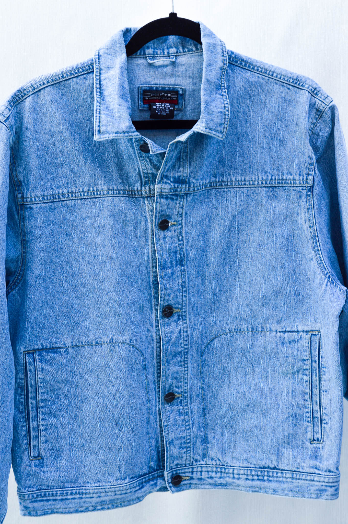 Men's Medium Upcycled Denim Jacket