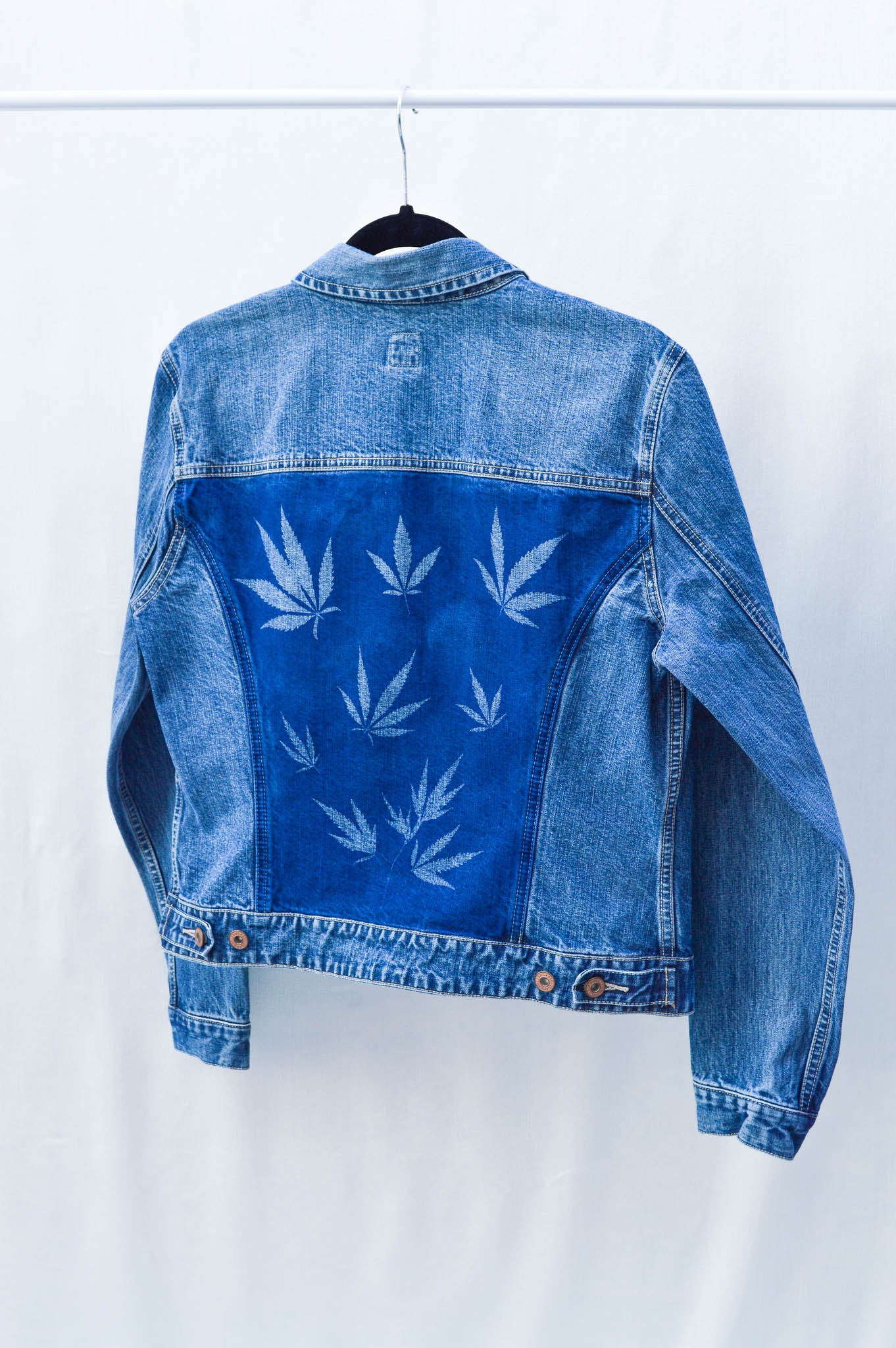 Women's Large Upcycled Denim Jacket