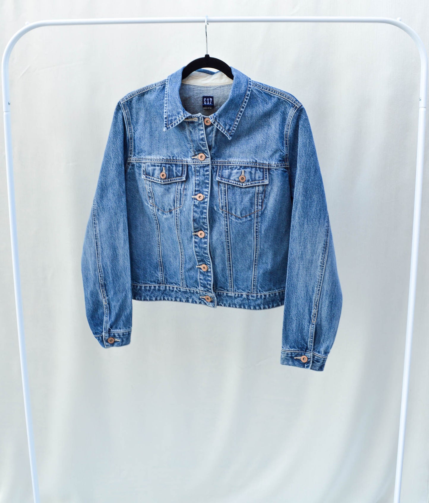 Women's Large Upcycled Denim Jacket