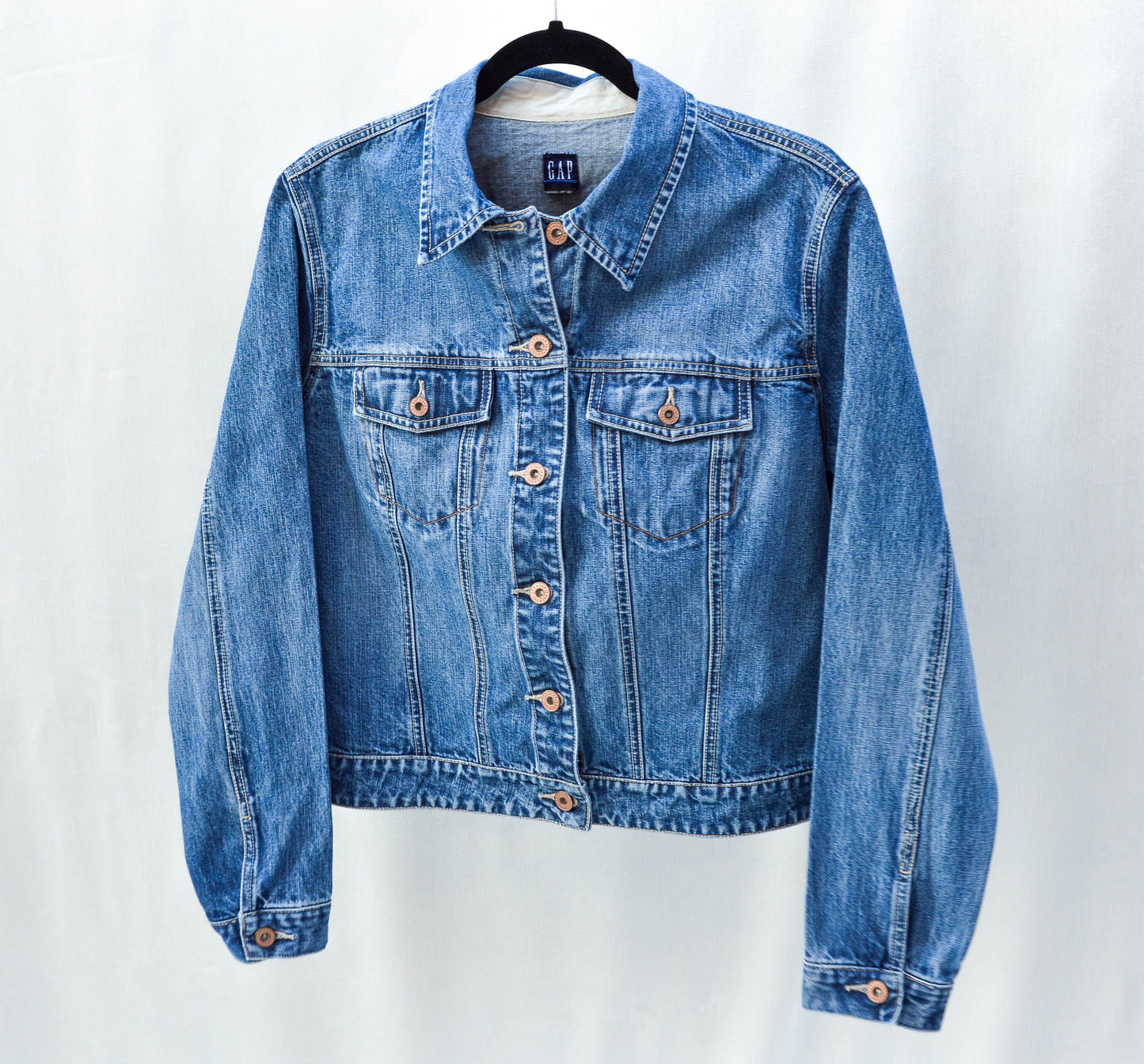 Women's Large Upcycled Denim Jacket