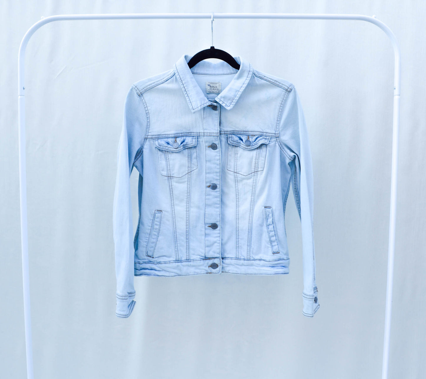 Women's Large Denim Upcycled Jacket