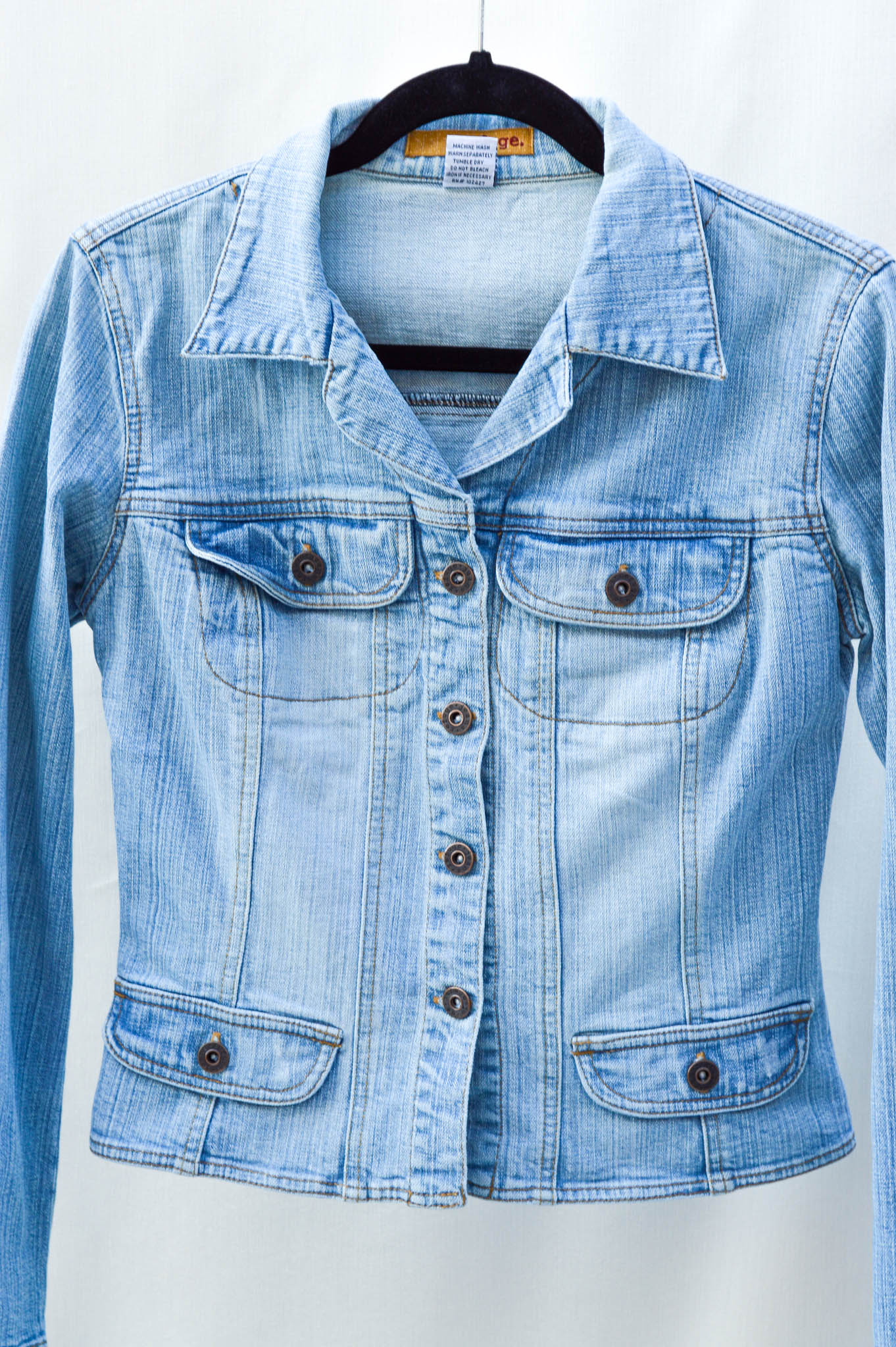 Women's Small Upcycled Denim Jacket