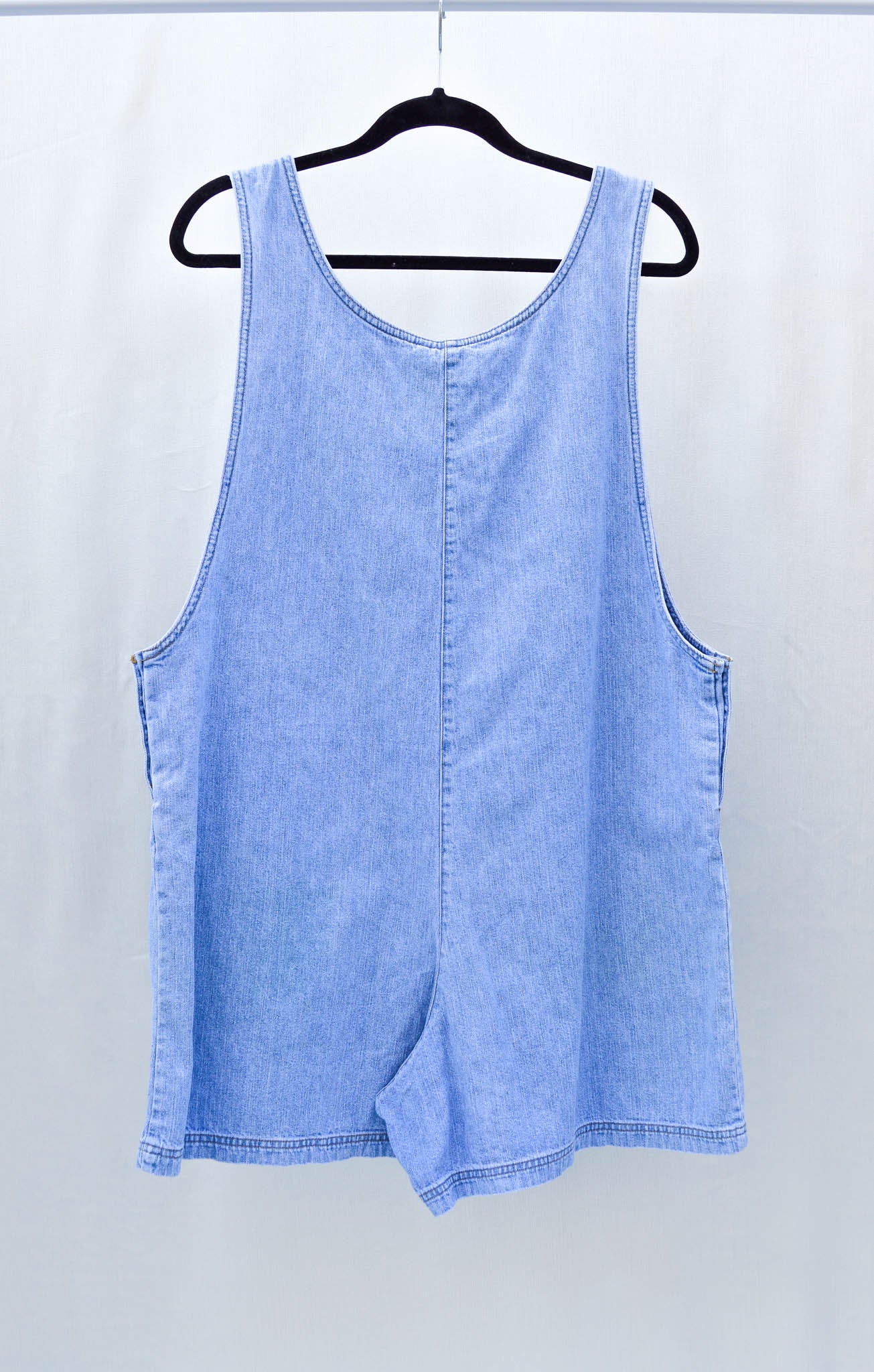 Women's Large Upcycled Denim Romper