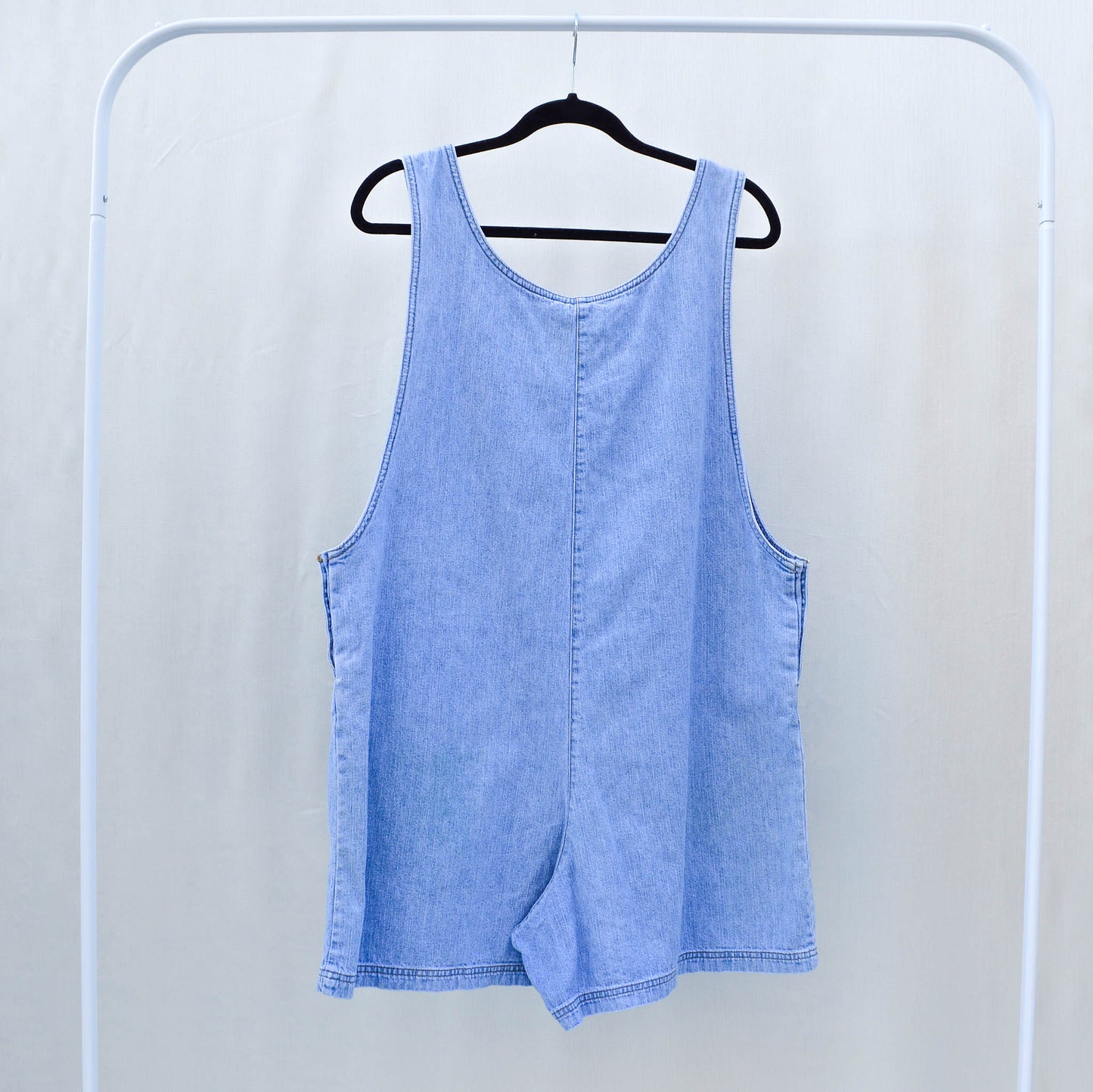 Women's Large Upcycled Denim Romper