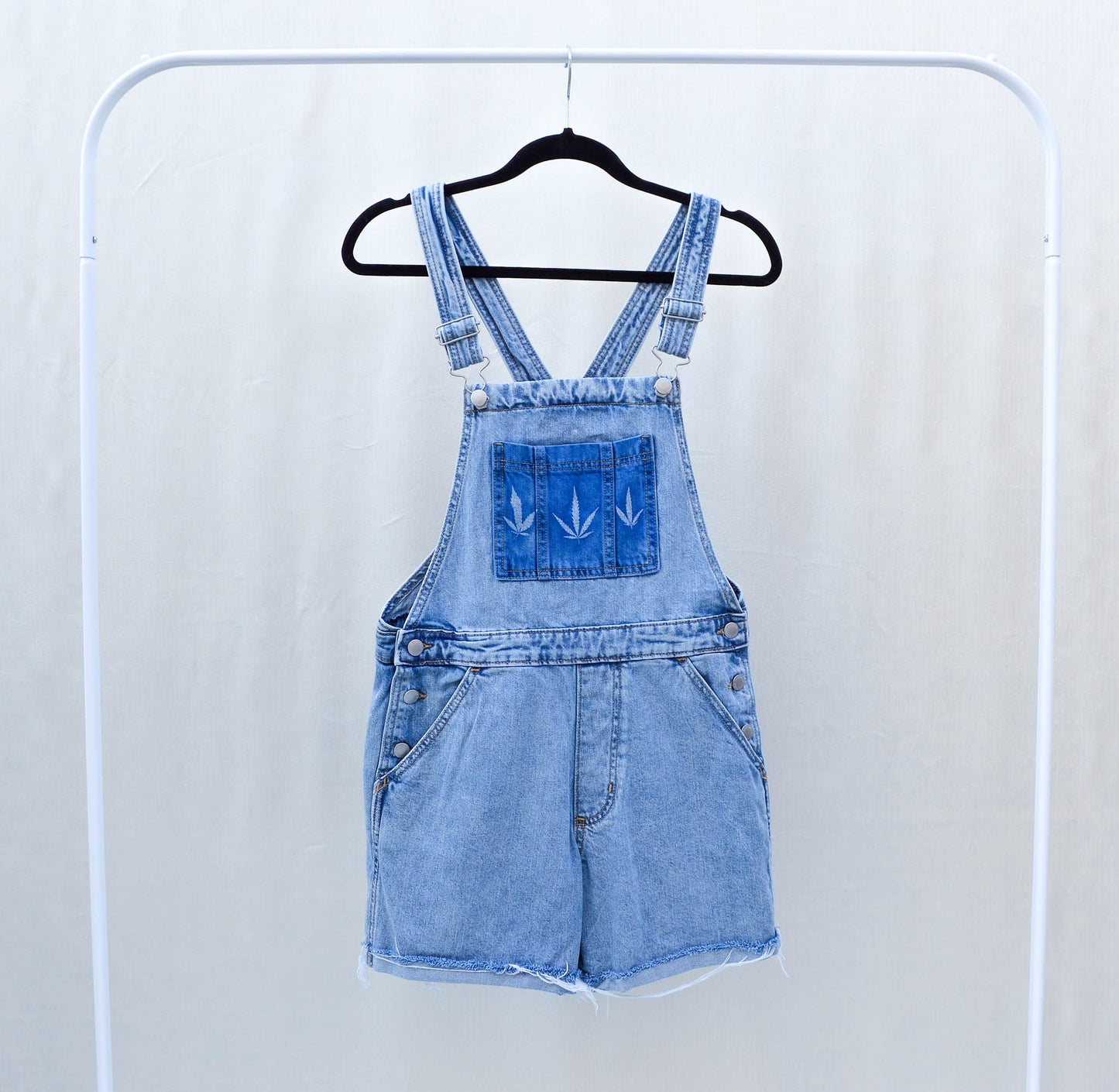 Women's X-Small Upcycled Denim Overalls