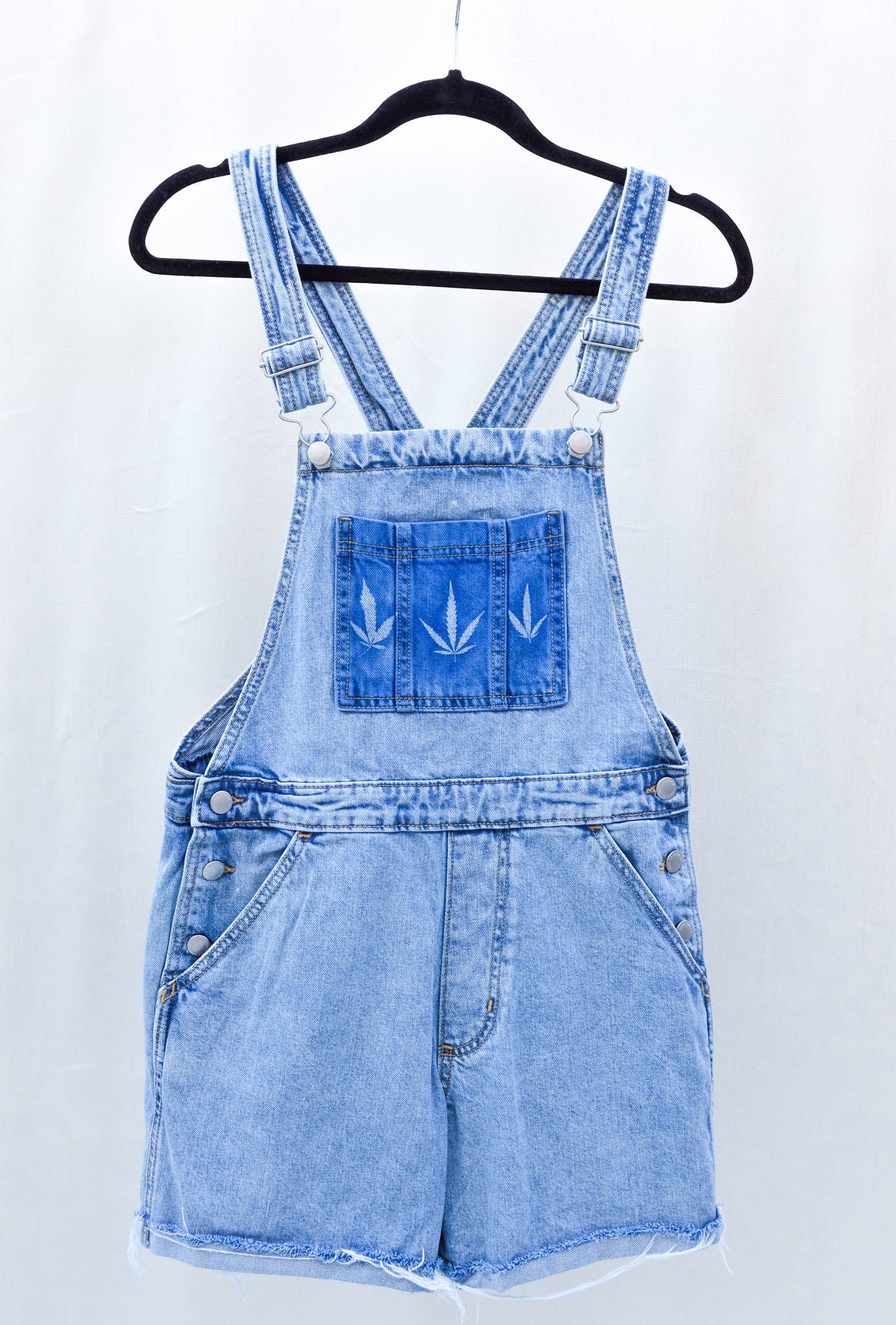 Women's X-Small Upcycled Denim Overalls