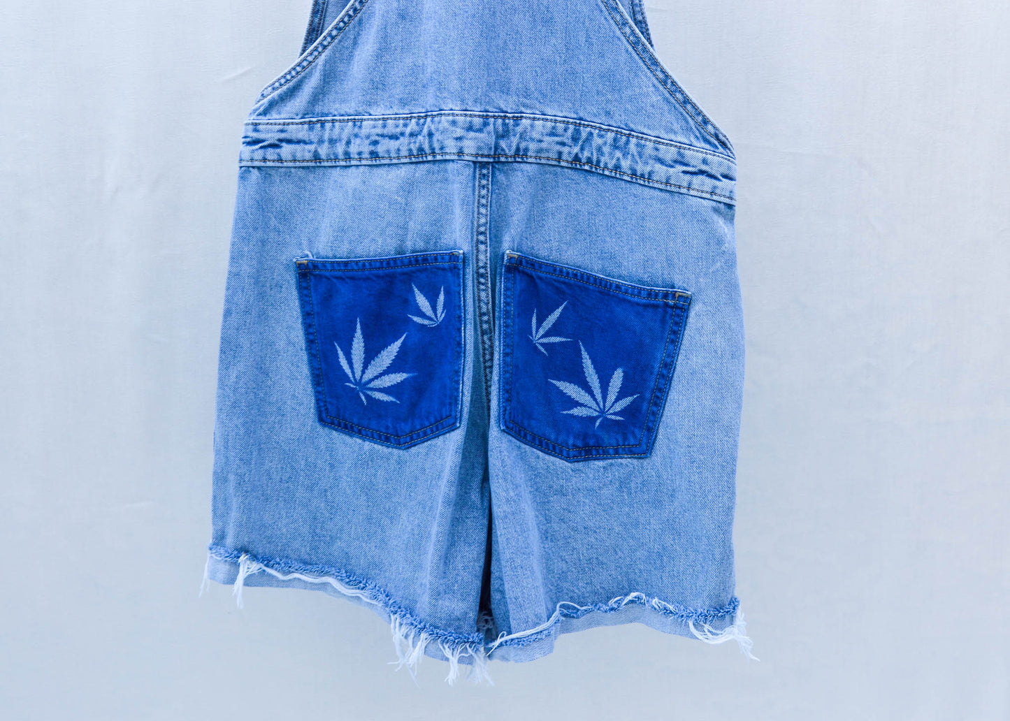 Women's X-Small Upcycled Denim Overalls