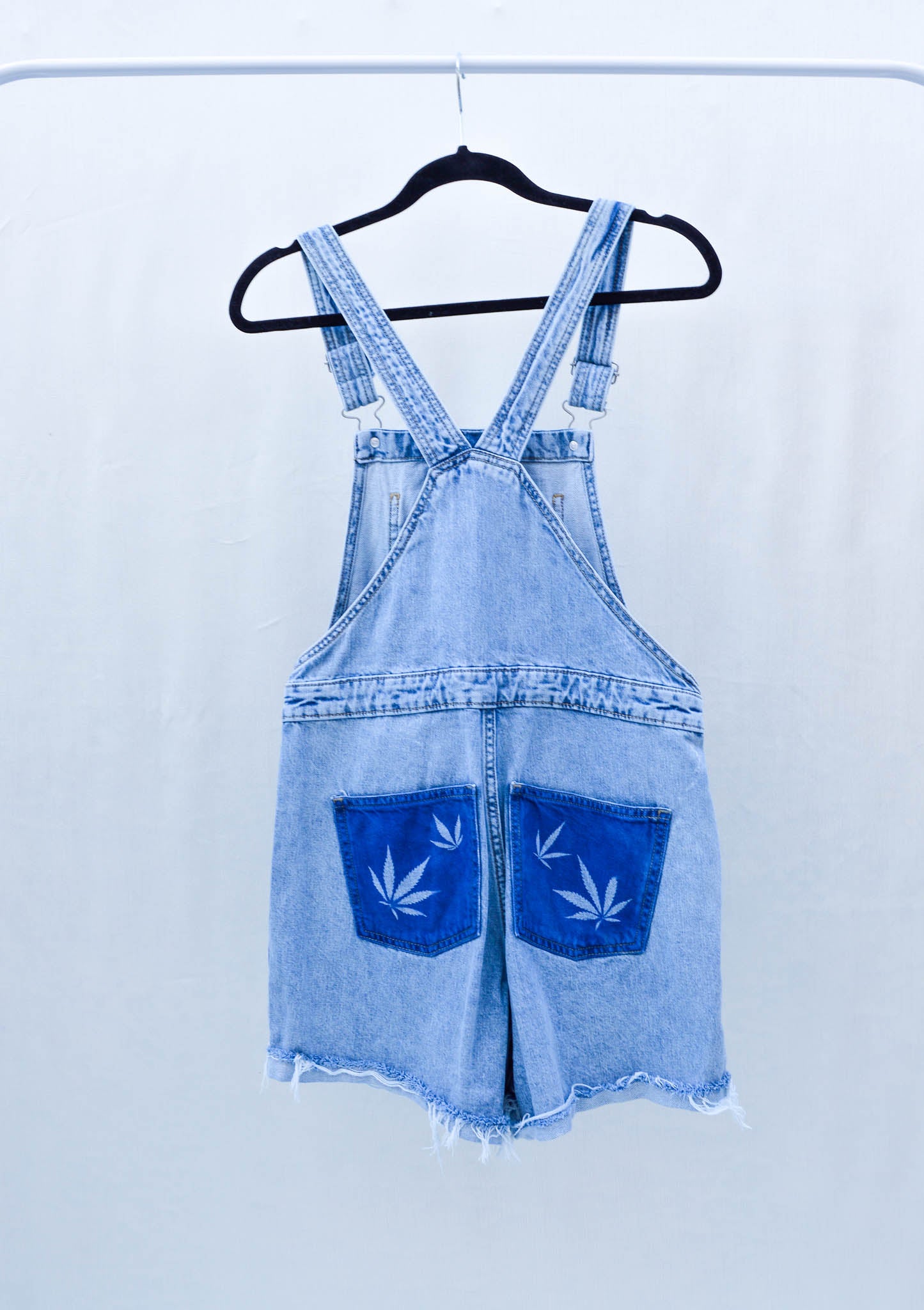 Women's X-Small Upcycled Denim Overalls