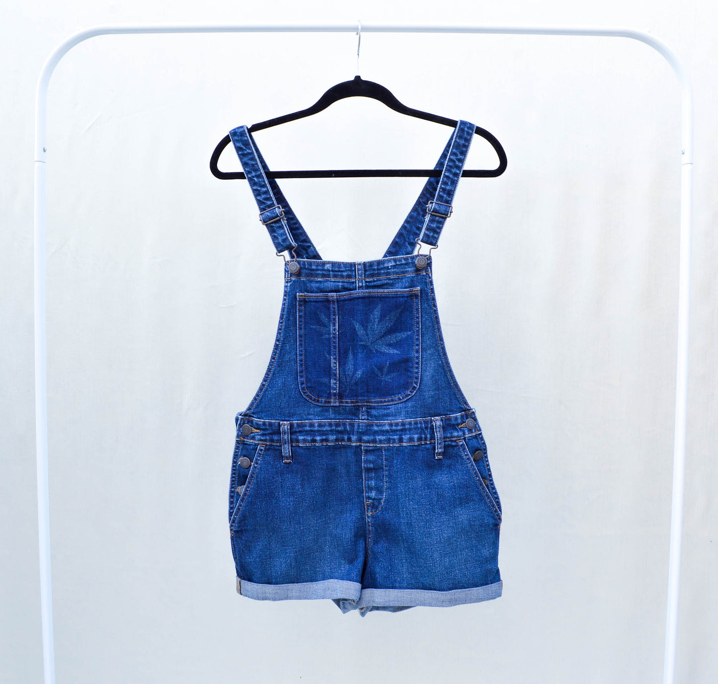 Women's Small Upcycled Denim Overalls