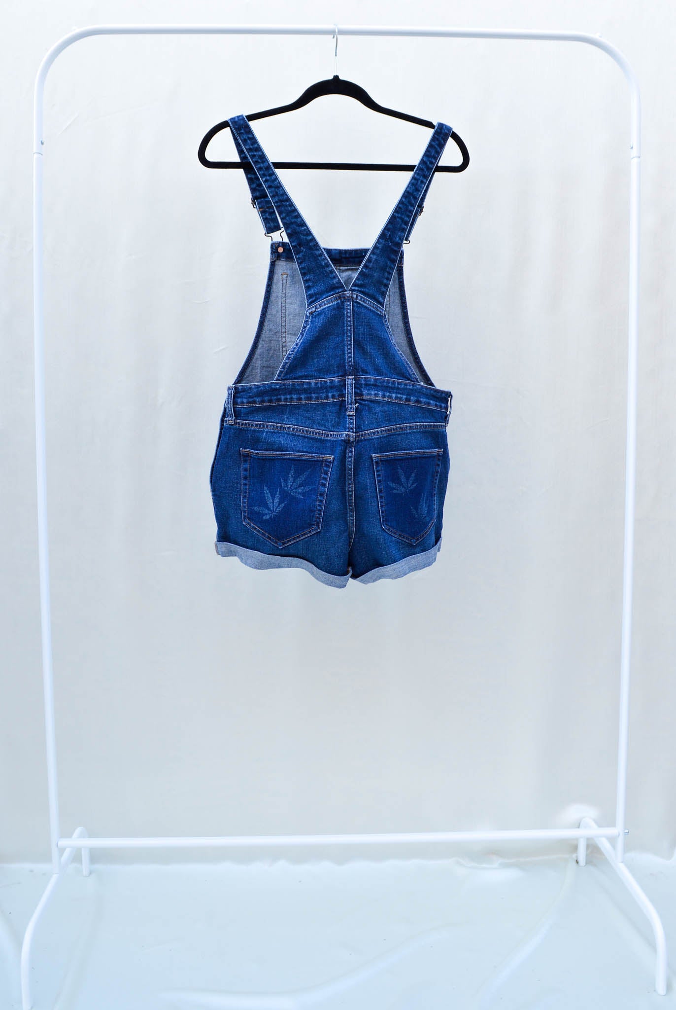 Women's Small Upcycled Denim Overalls