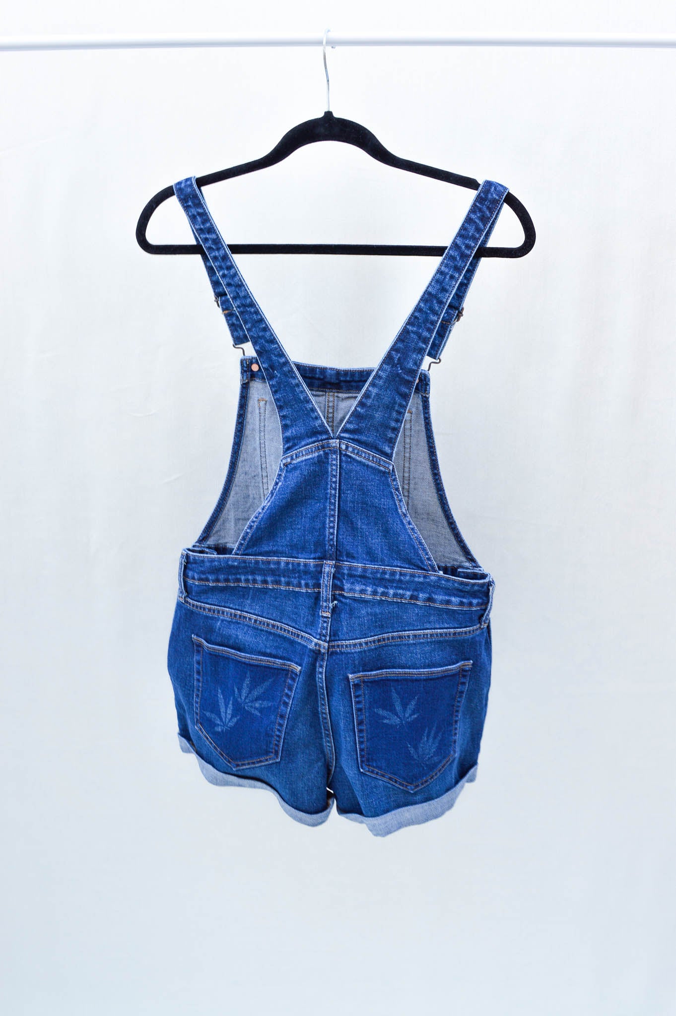 Women's Small Upcycled Denim Overalls