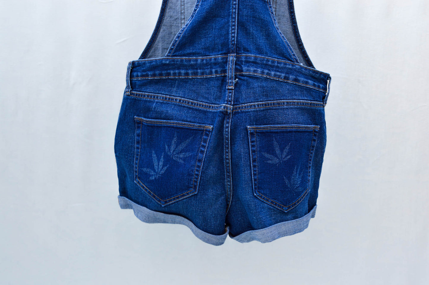 Women's Small Upcycled Denim Overalls
