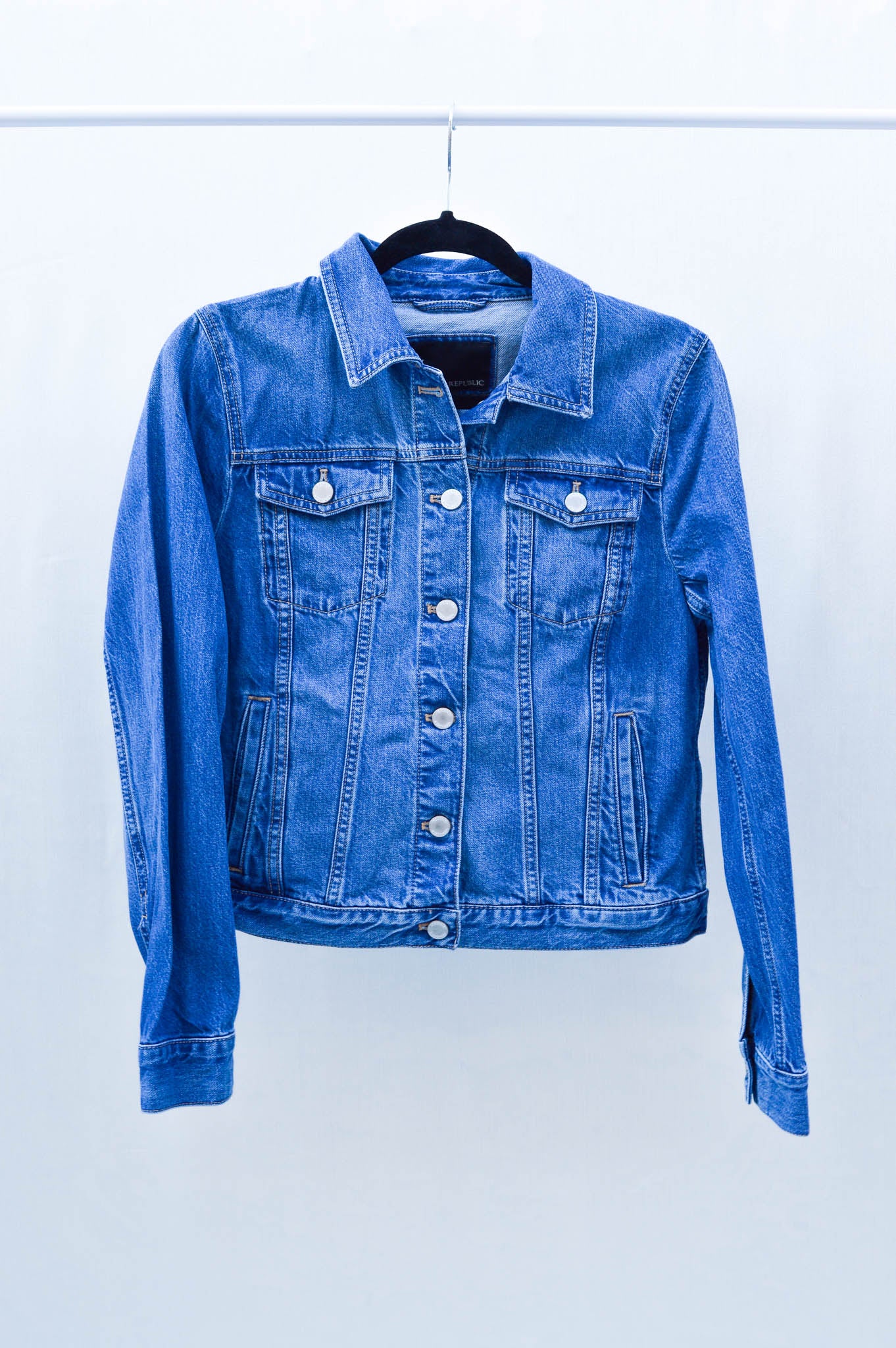 Women's Medium Upcycled Denim Jacket
