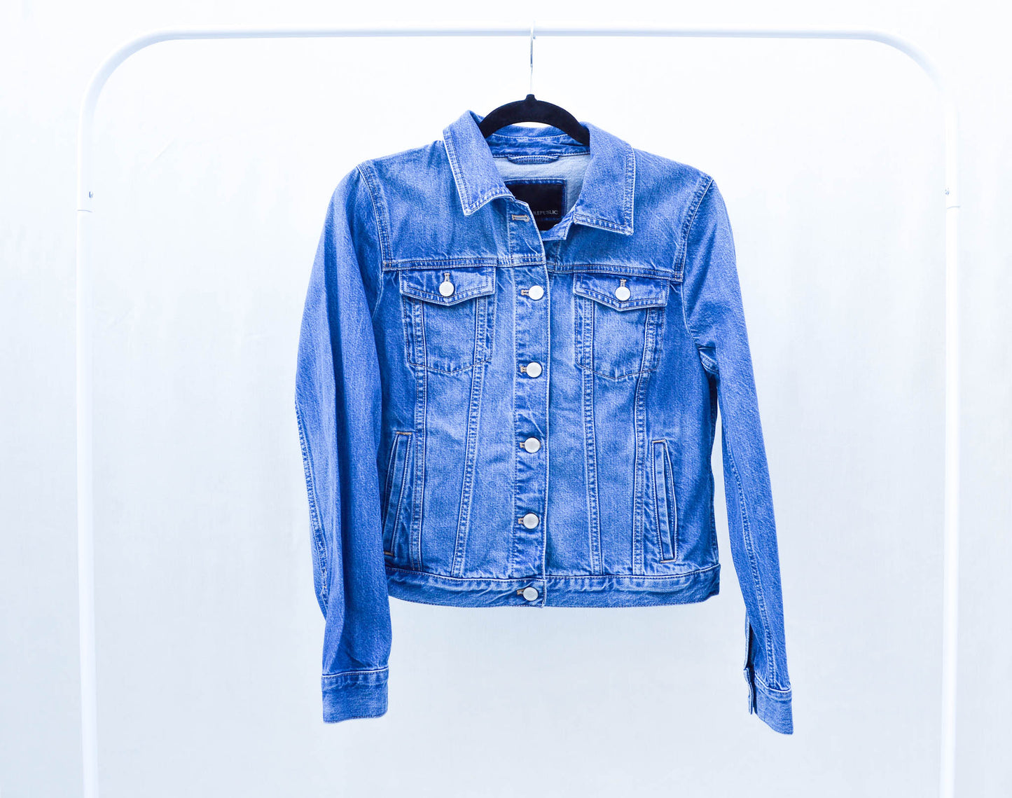 Women's Medium Upcycled Denim Jacket