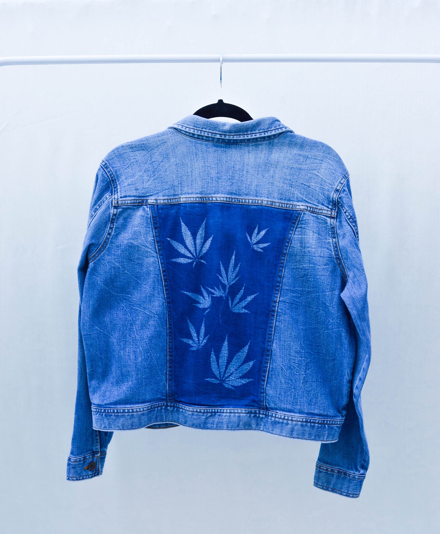 Women's Large Denim Upcycled Jacket