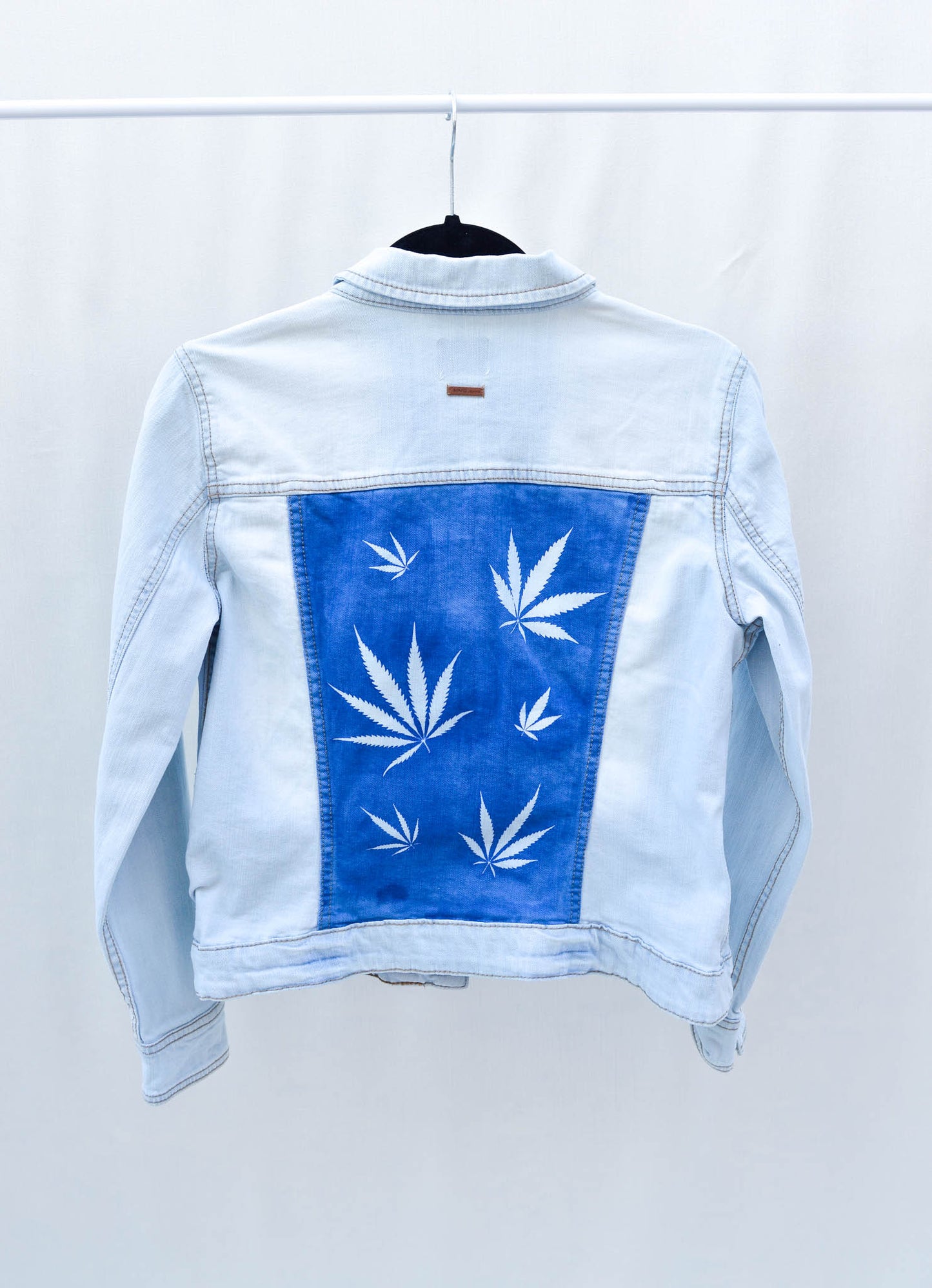 Women's Large Denim Upcycled Jacket