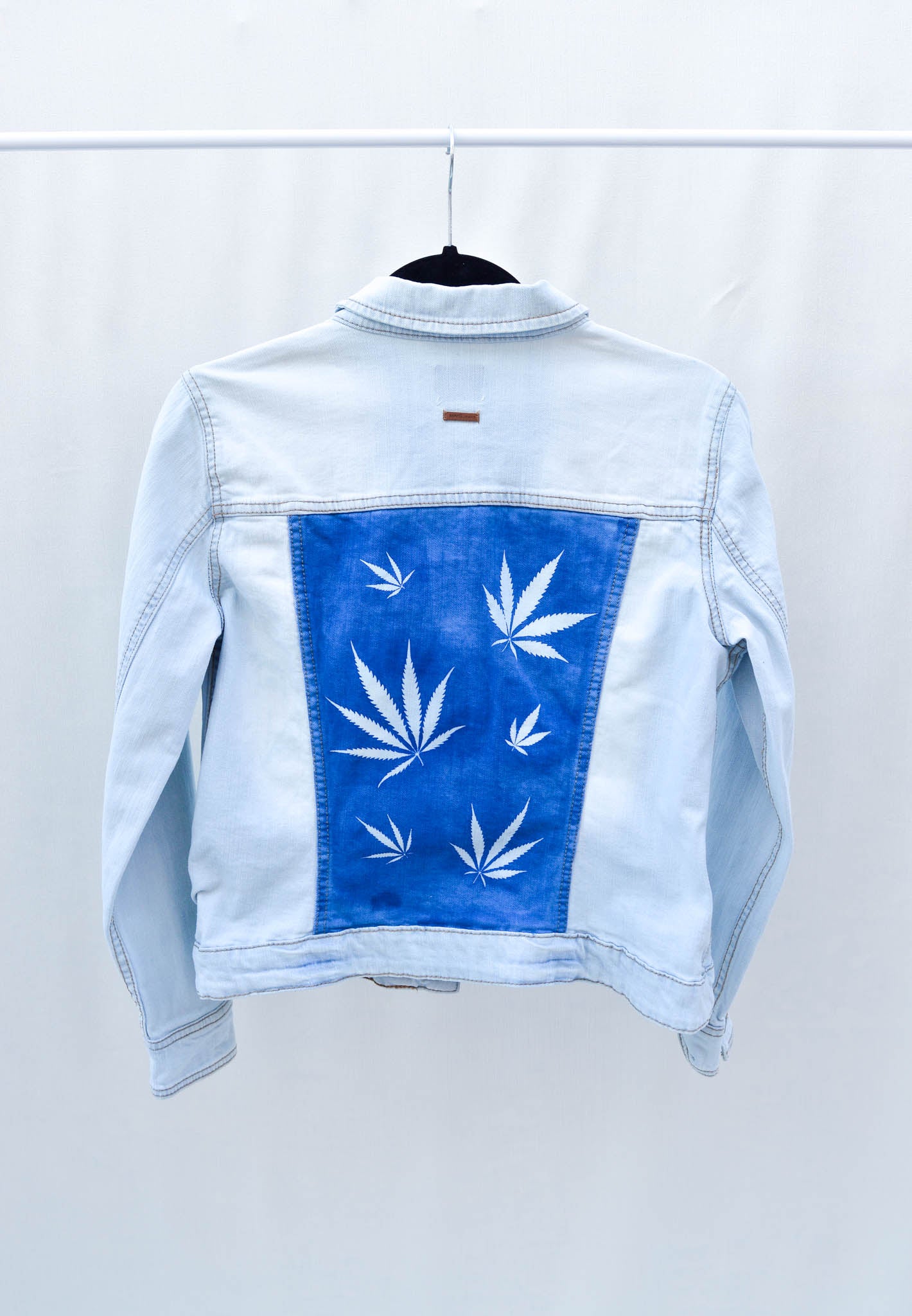 Women's Large Denim Upcycled Jacket