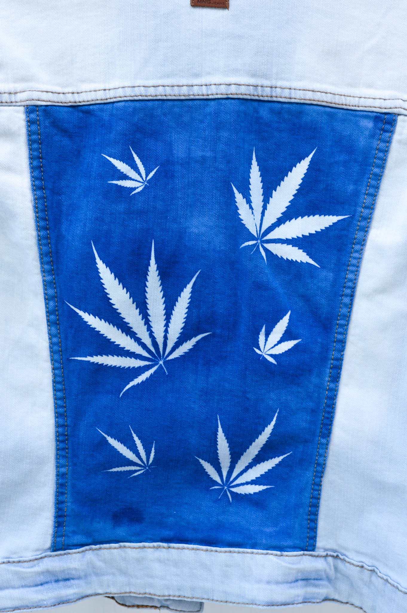 Women's Large Denim Upcycled Jacket